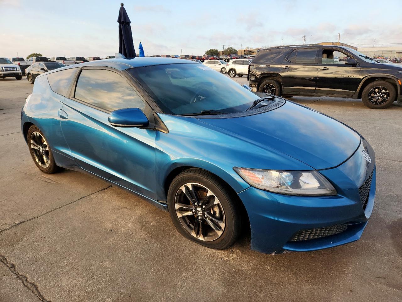 2015 Honda Cr-z Blue vin: JHMZF1C44FS001058