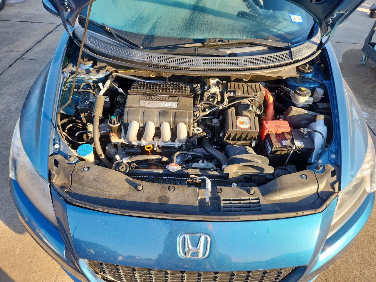 2015 Honda Cr-z Blue vin: JHMZF1C44FS001058