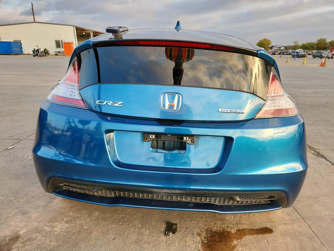 2015 Honda Cr-z Blue vin: JHMZF1C44FS001058