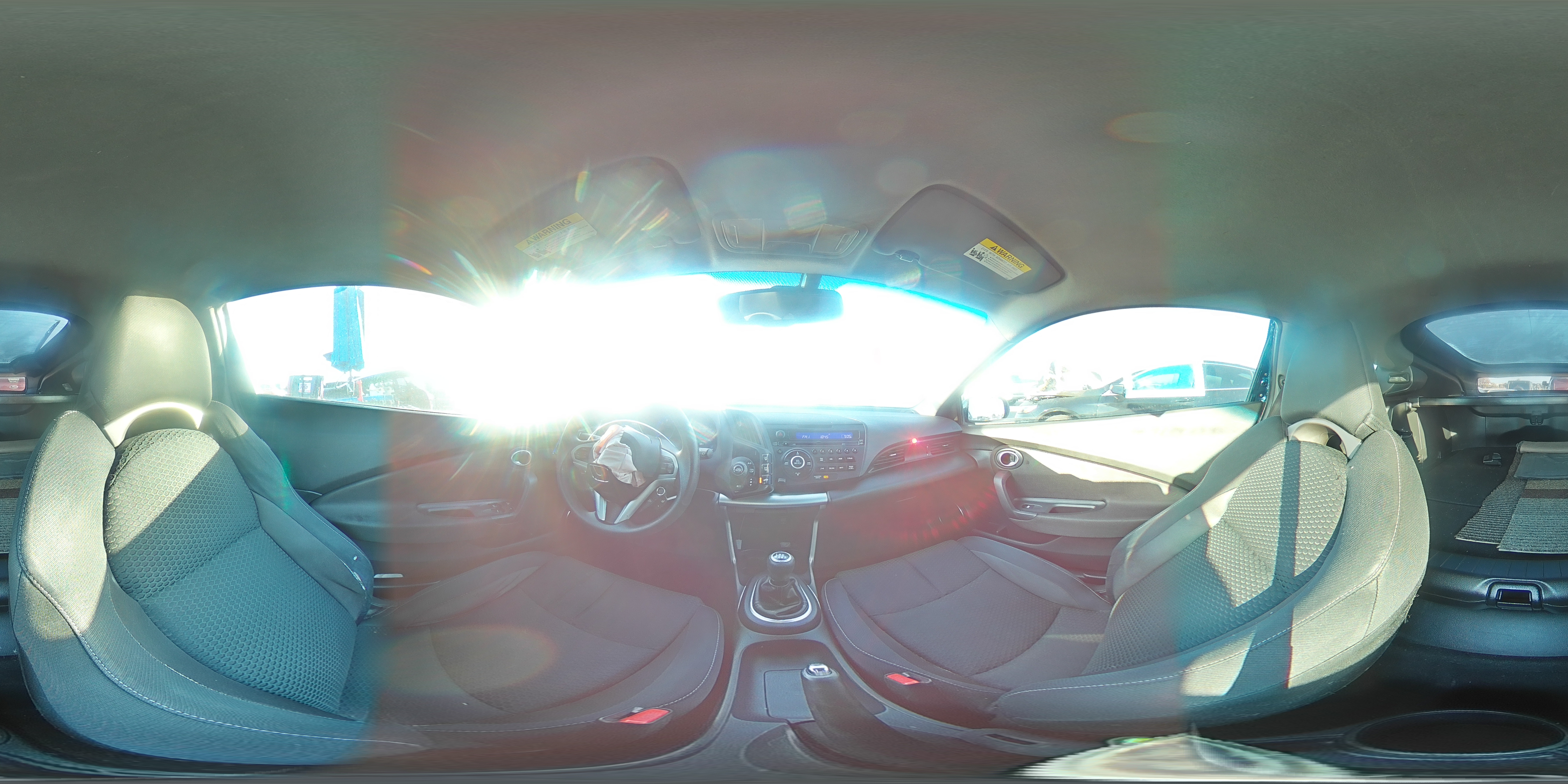 2015 Honda Cr-z Blue vin: JHMZF1C44FS001058