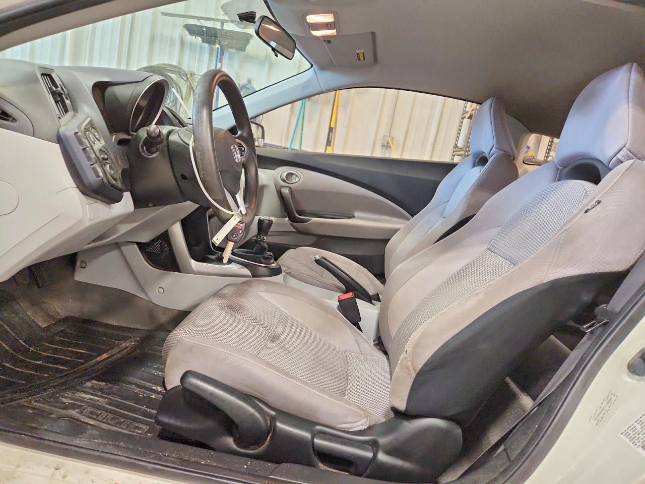2011 Honda Cr-z White vin: JHMZF1C46BS000438