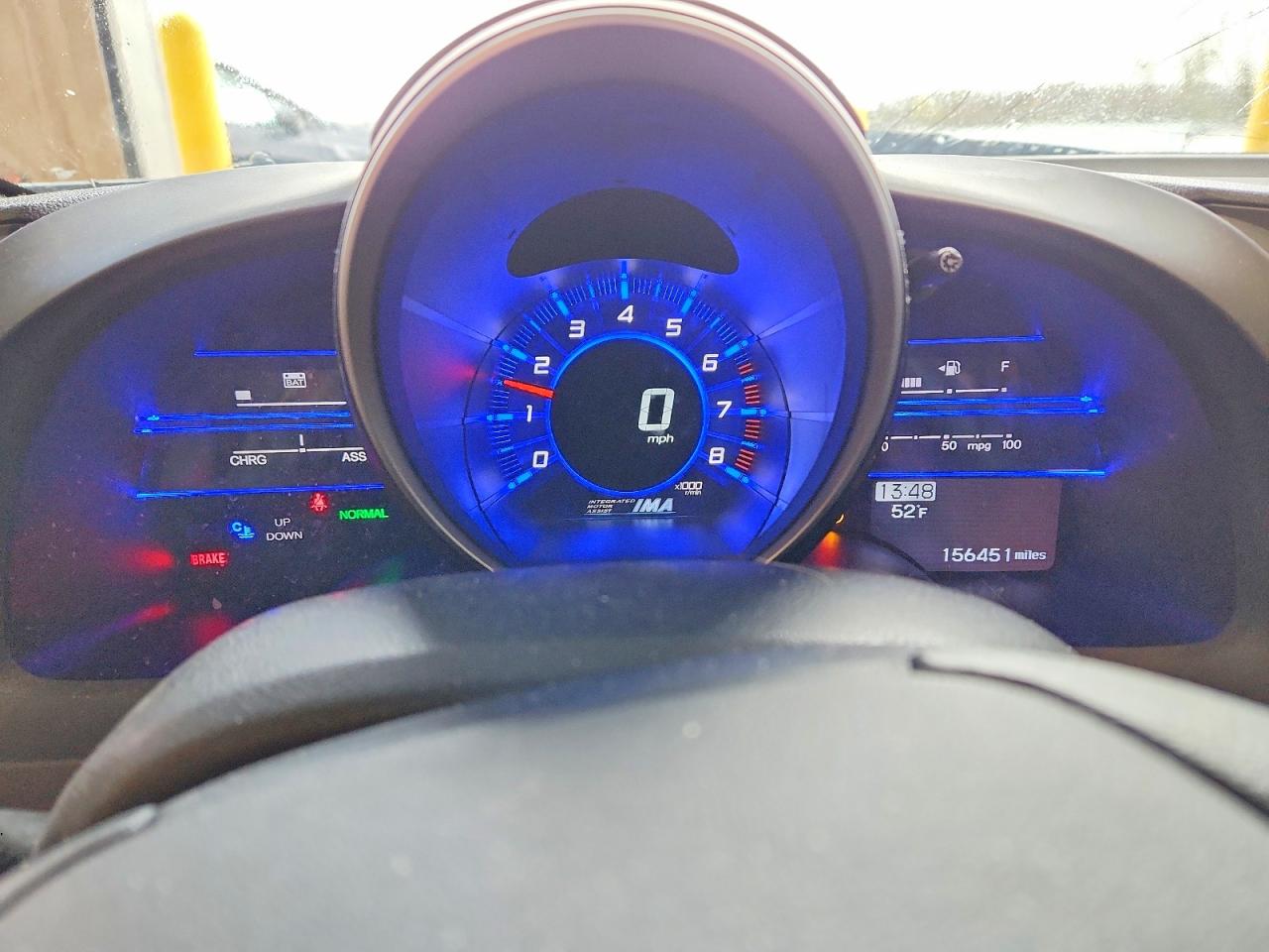 2011 Honda Cr-z Red vin: JHMZF1C48BS007648
