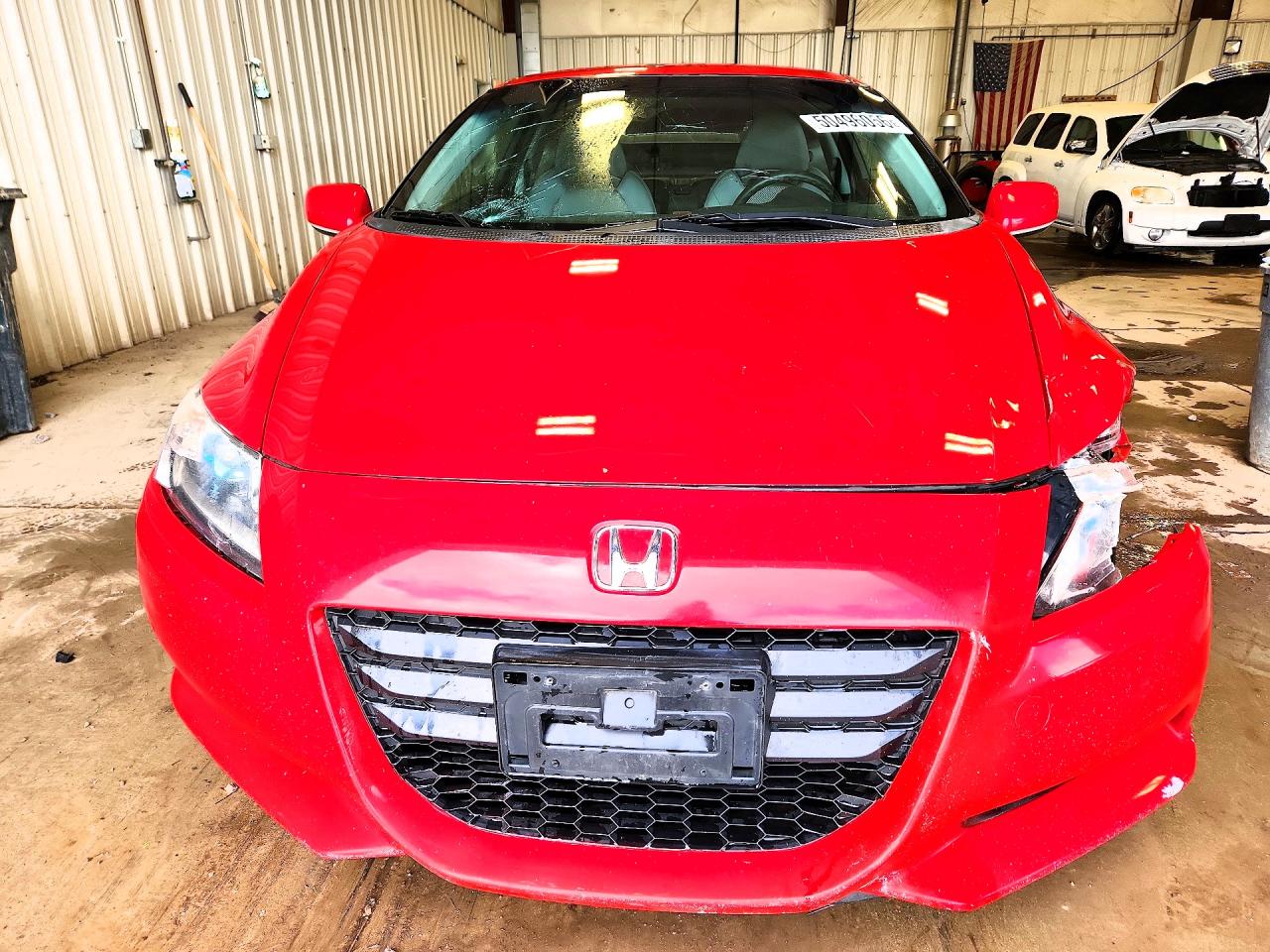 2011 Honda Cr-z Red vin: JHMZF1C48BS007648