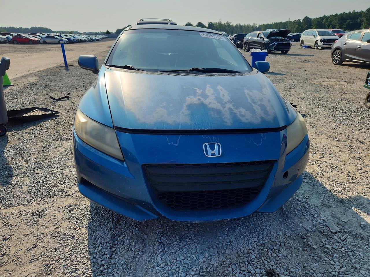 2011 Honda Cr-z Blue vin: JHMZF1C49BS009831