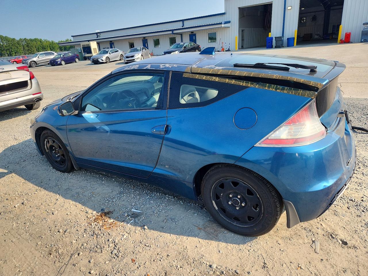 2011 Honda Cr-z Blue vin: JHMZF1C49BS009831