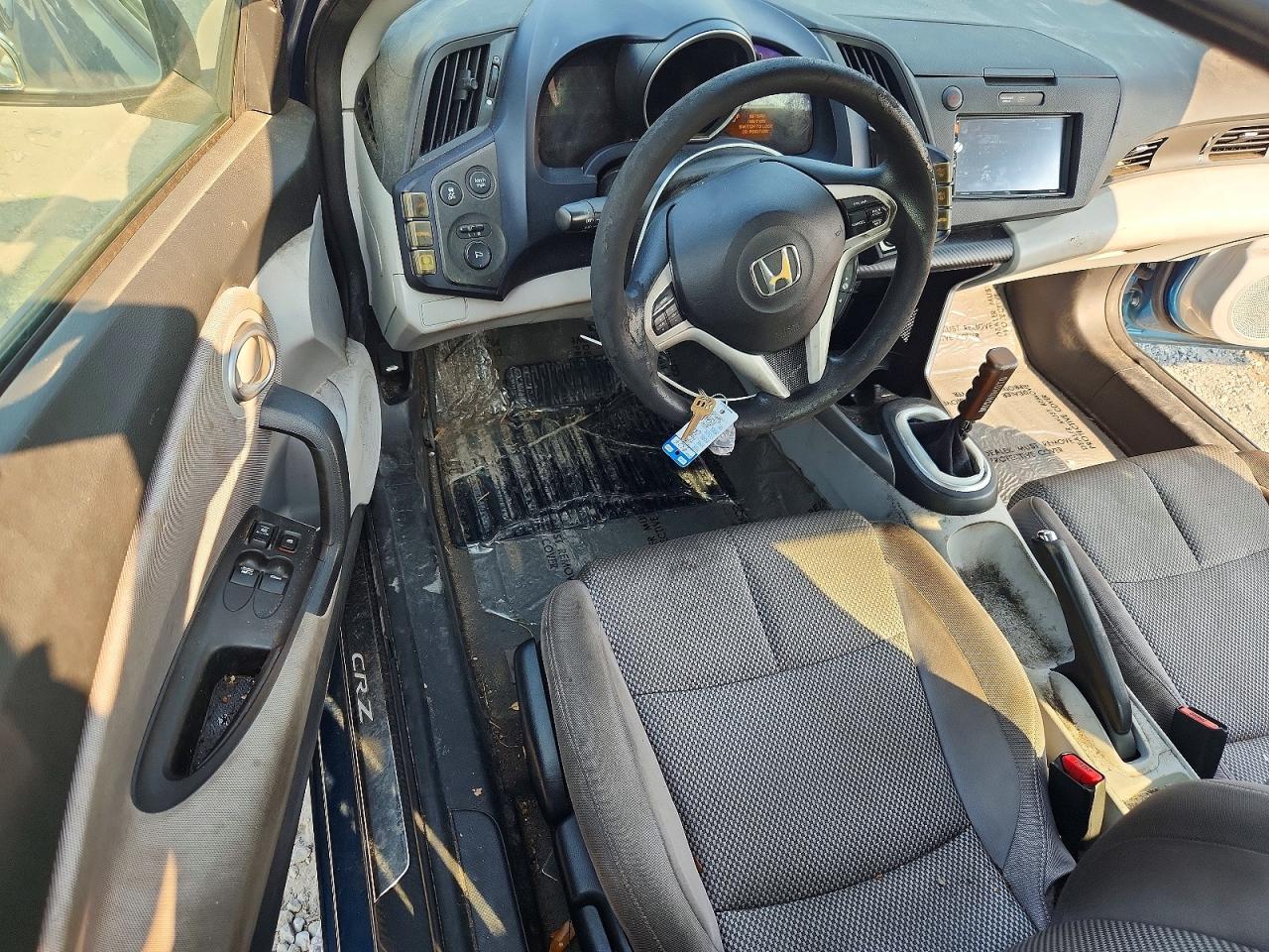 2011 Honda Cr-z Blue vin: JHMZF1C49BS009831