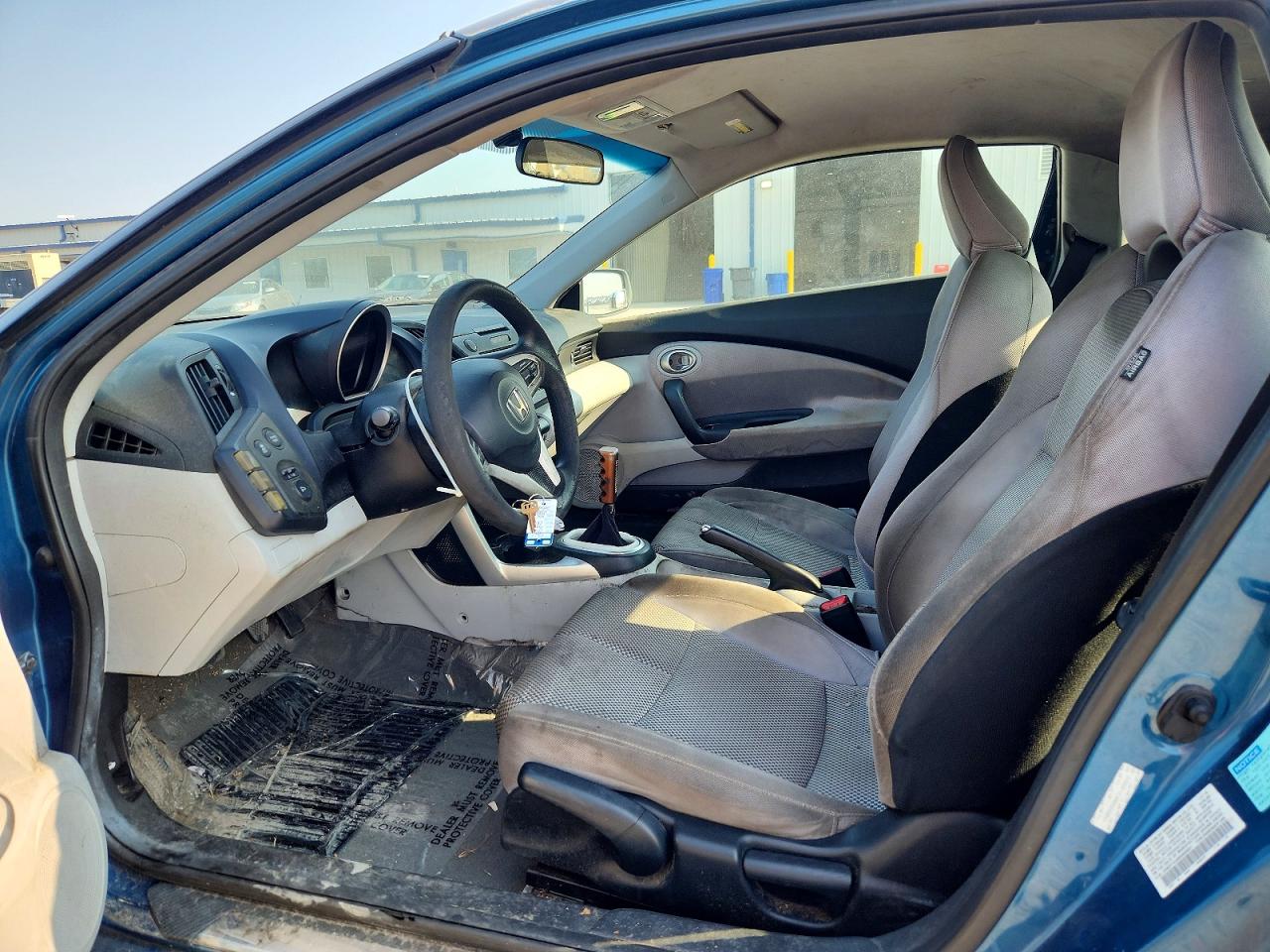 2011 Honda Cr-z Blue vin: JHMZF1C49BS009831