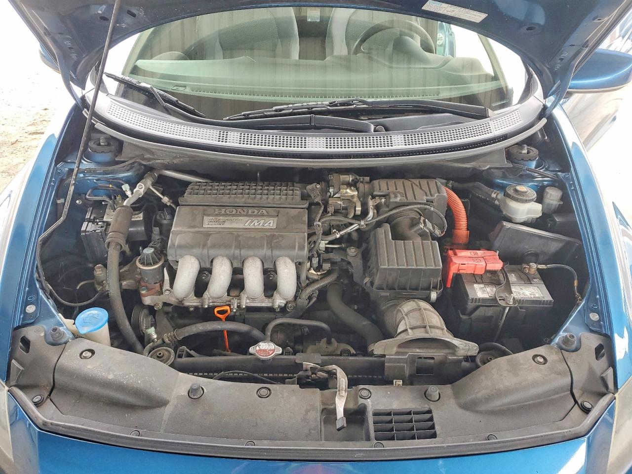 2012 Honda Cr-z Blue vin: JHMZF1C49CS001181