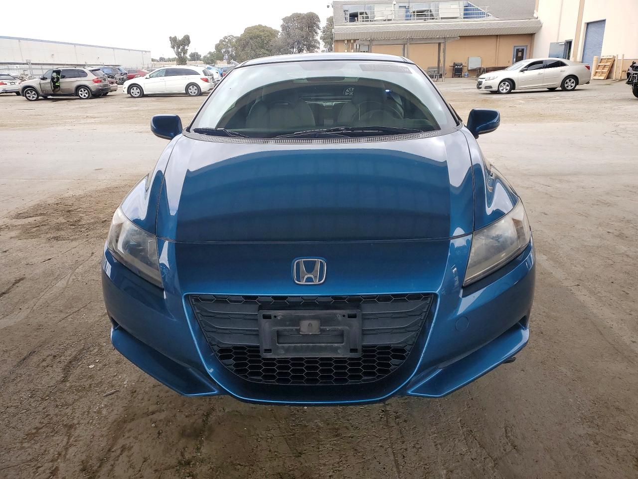 2012 Honda Cr-z Blue vin: JHMZF1C49CS001181
