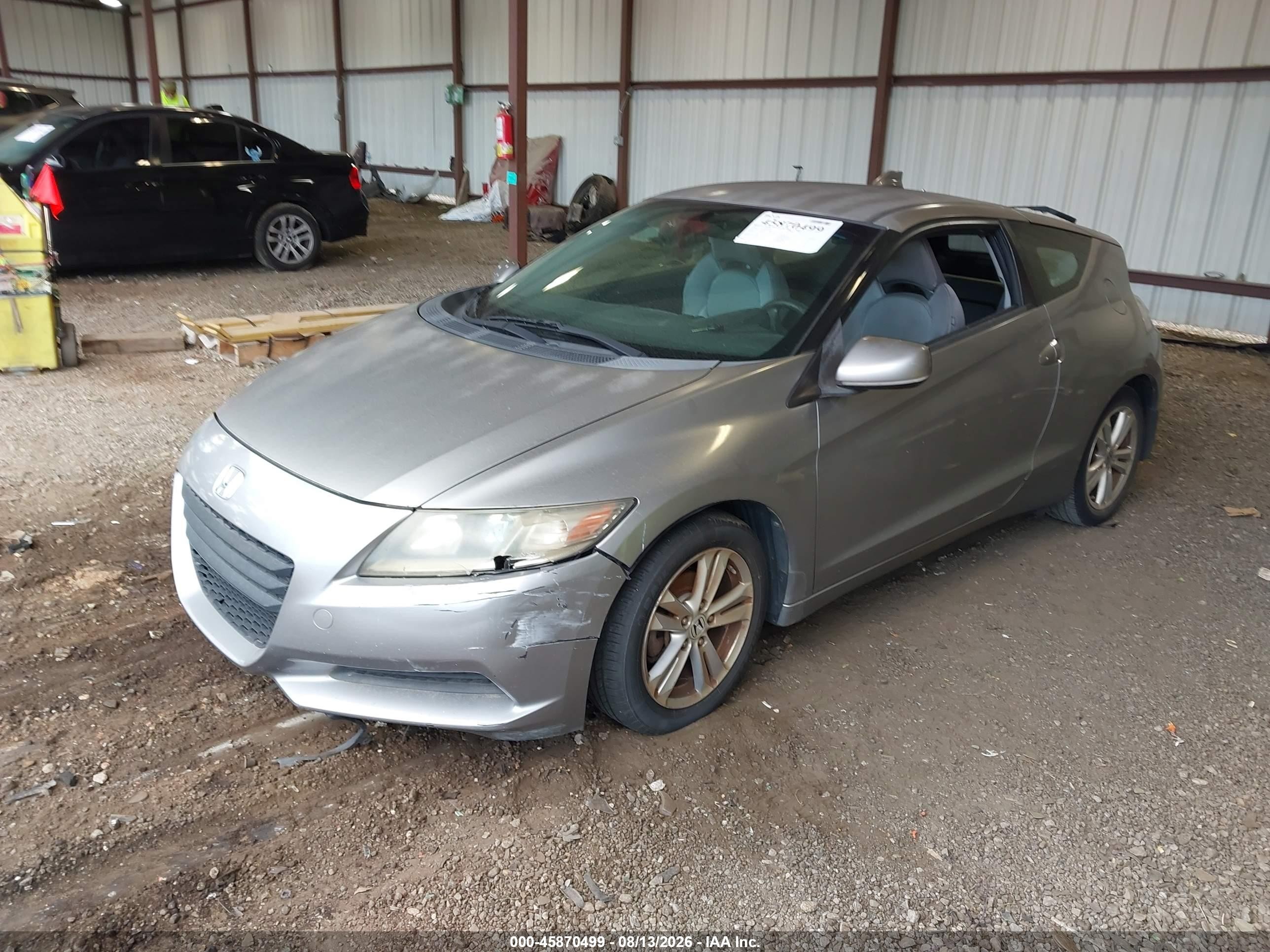 2012 Honda Cr-z   Silver vin: JHMZF1C4XCS002968