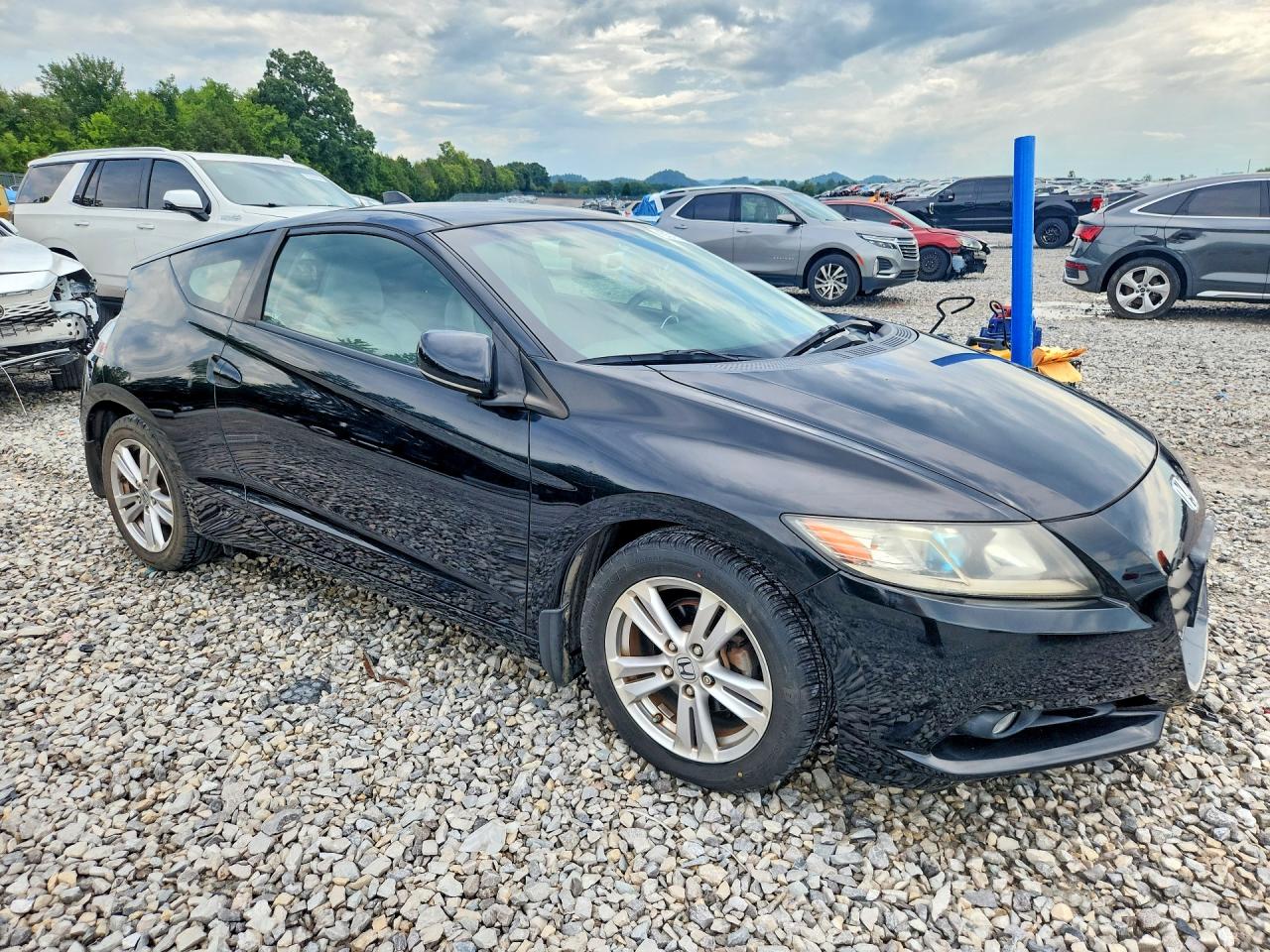 2011 Honda Cr-z Ex Black vin: JHMZF1C60BS002204