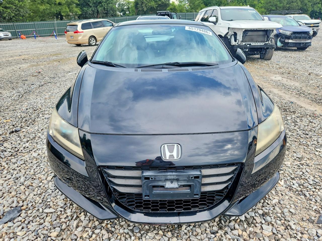 2011 Honda Cr-z Ex Black vin: JHMZF1C60BS002204