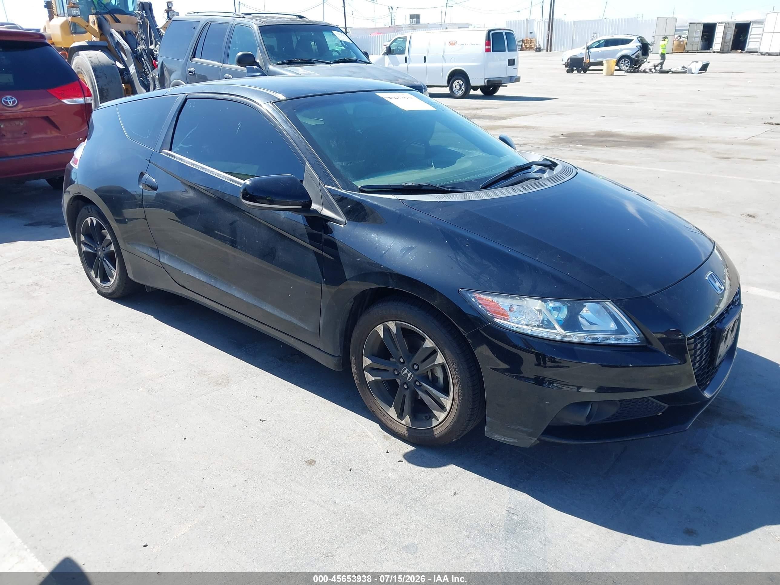 2015 Honda Cr-z Ex Black vin: JHMZF1C60FS001351
