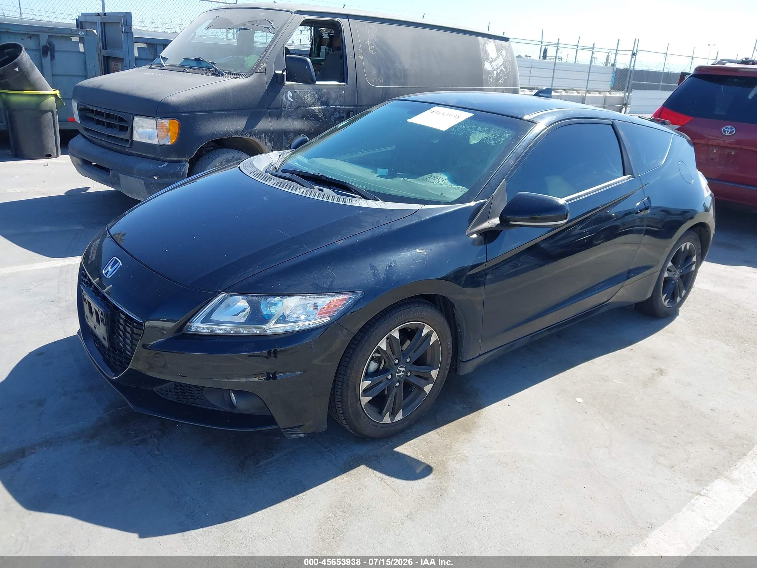 2015 Honda Cr-z Ex Black vin: JHMZF1C60FS001351