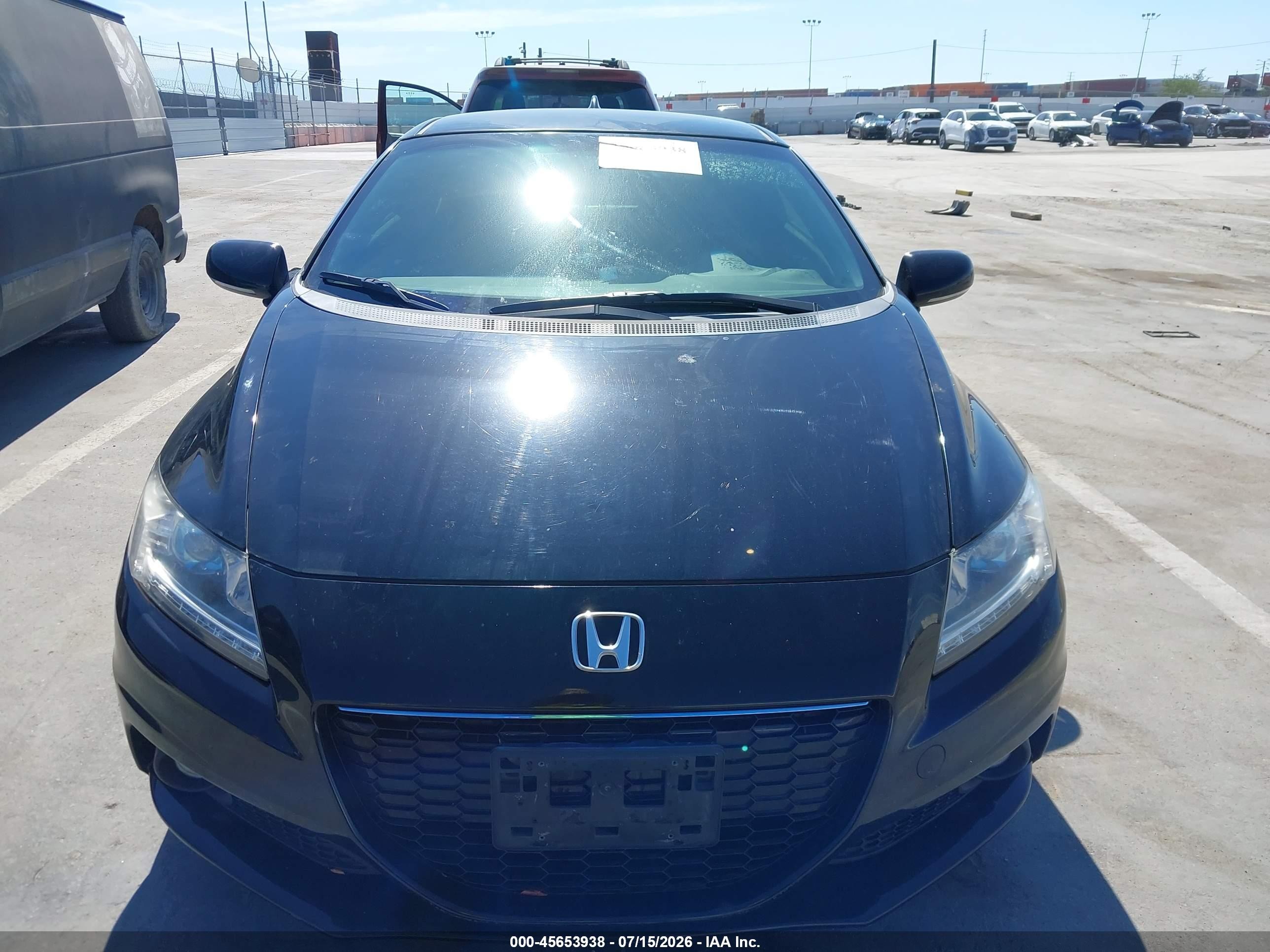 2015 Honda Cr-z Ex Black vin: JHMZF1C60FS001351
