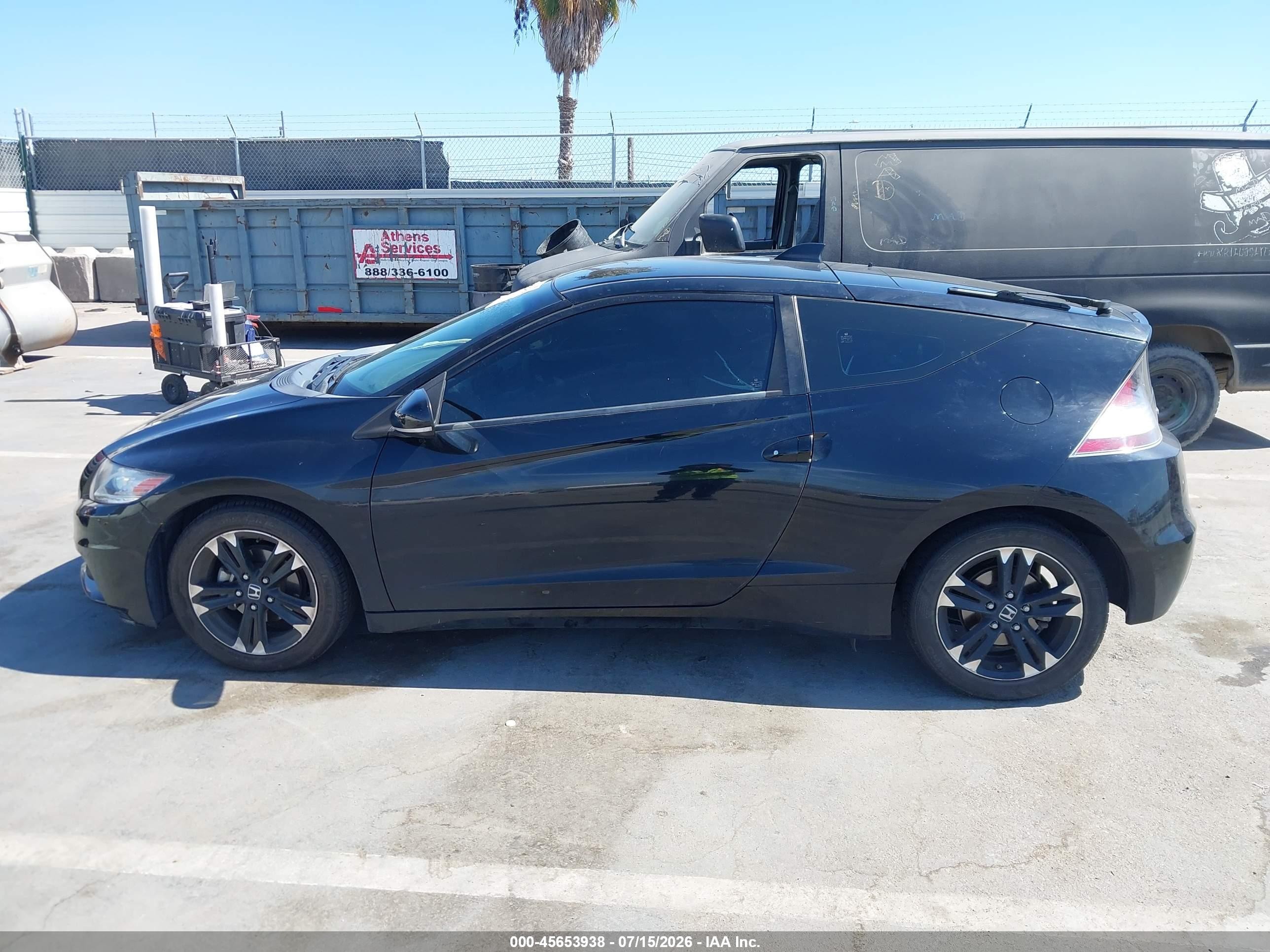2015 Honda Cr-z Ex Black vin: JHMZF1C60FS001351