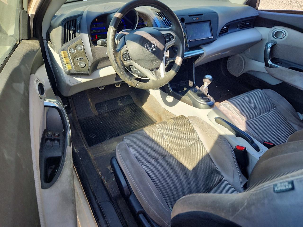 2011 Honda Cr-z Ex White vin: JHMZF1C62BS008277