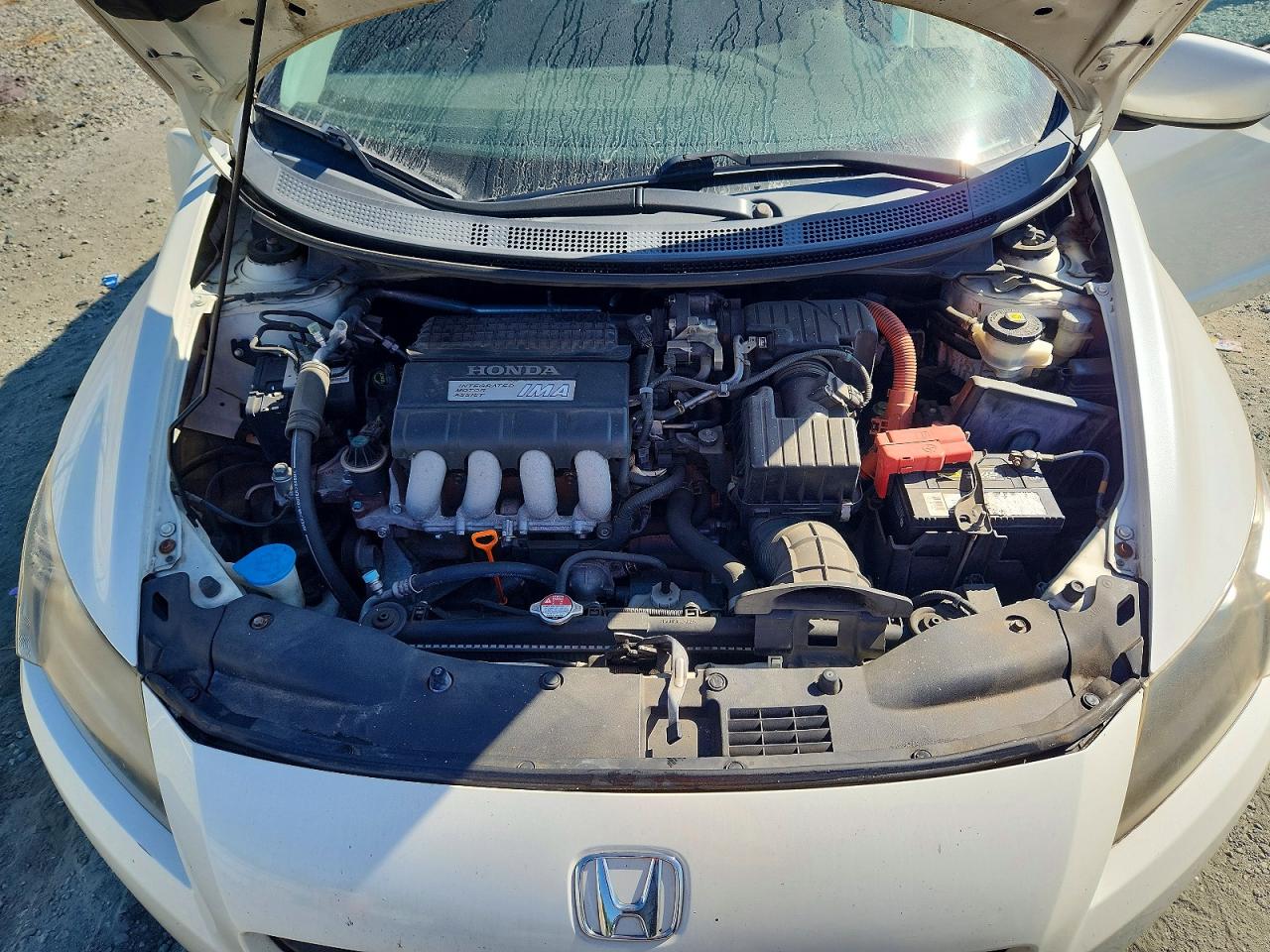 2011 Honda Cr-z Ex White vin: JHMZF1C62BS008277