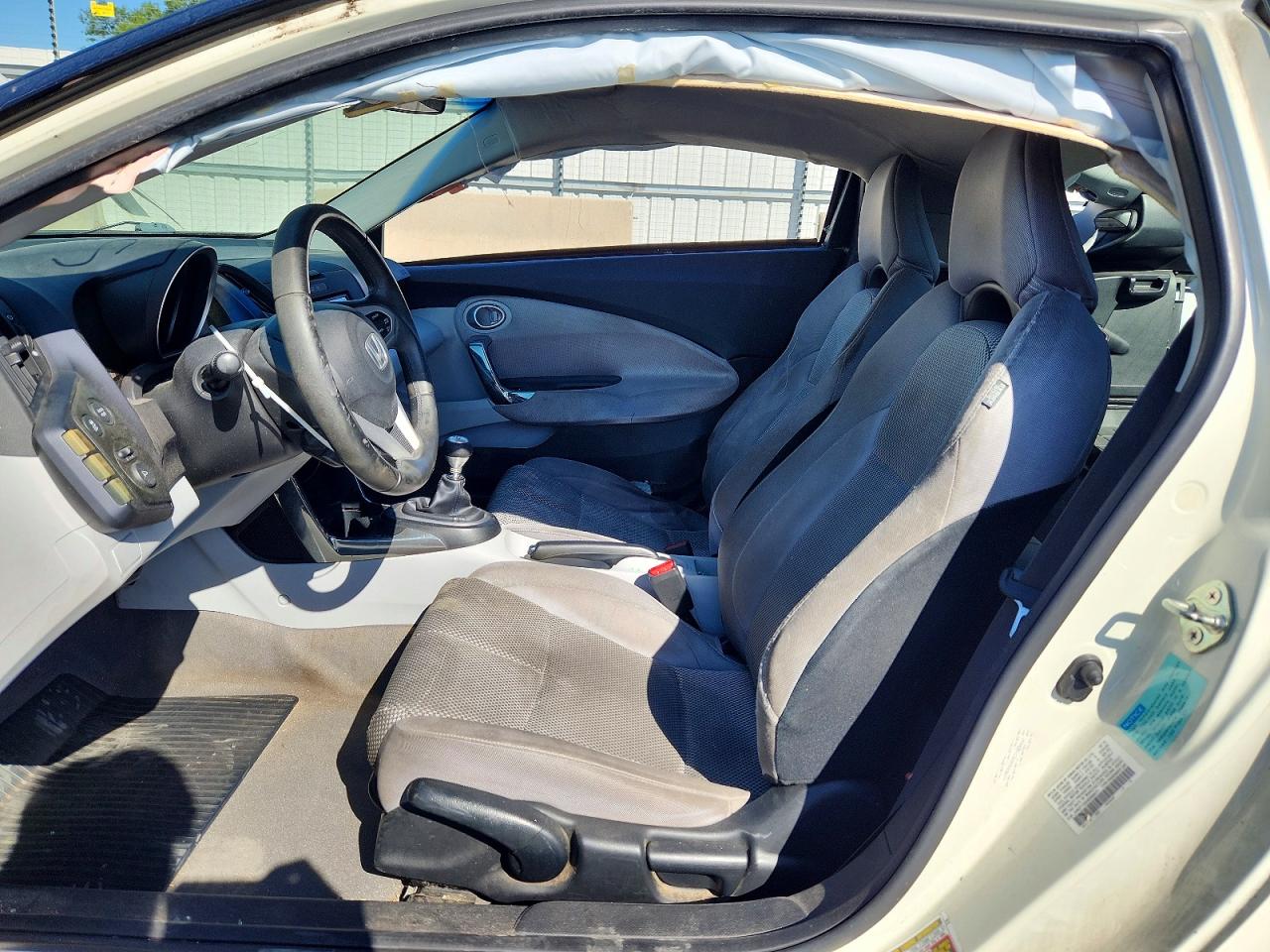 2011 Honda Cr-z Ex White vin: JHMZF1C62BS008277