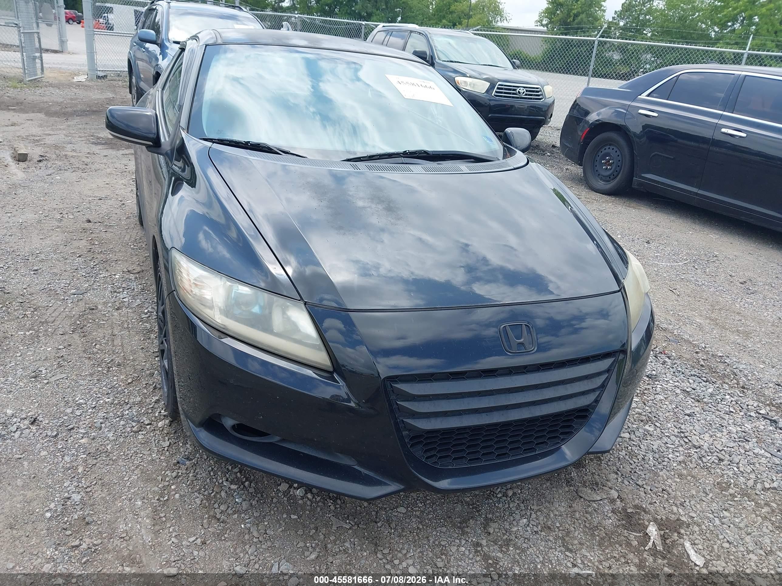 2011 Honda Cr-z Ex Black vin: JHMZF1C63BS013360