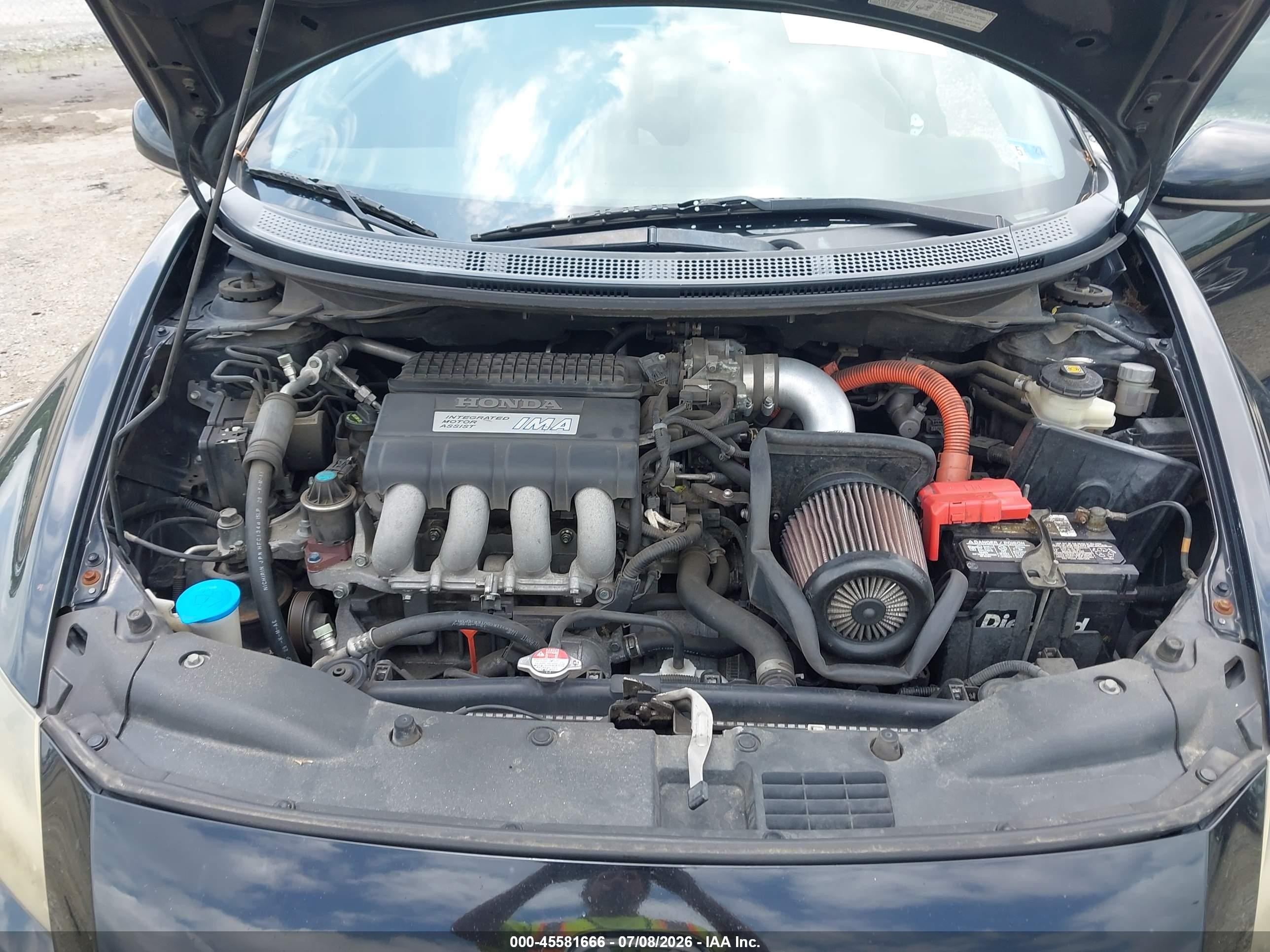 2011 Honda Cr-z Ex Black vin: JHMZF1C63BS013360