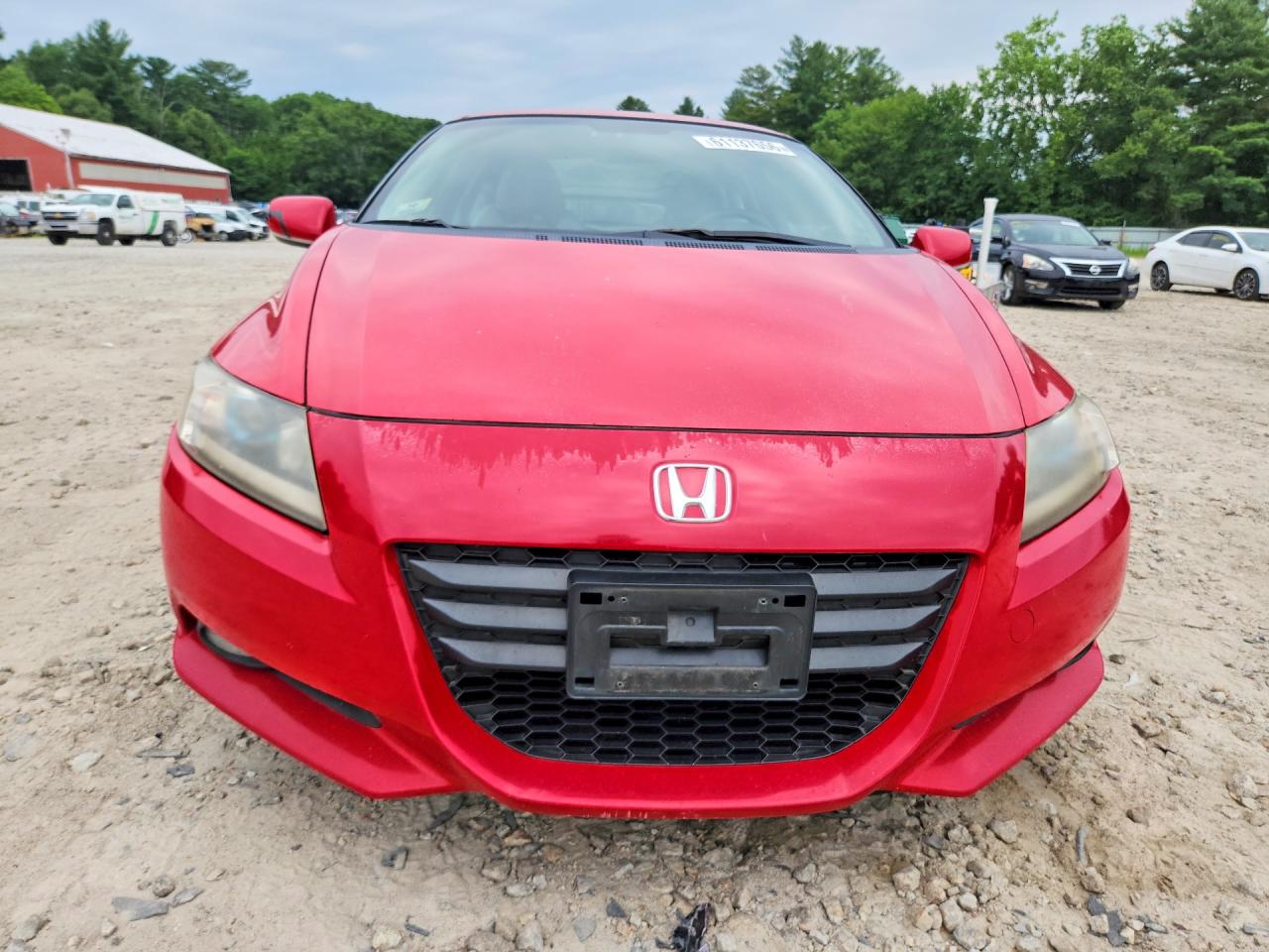 2011 Honda Cr-z Ex Red vin: JHMZF1C64BS008913