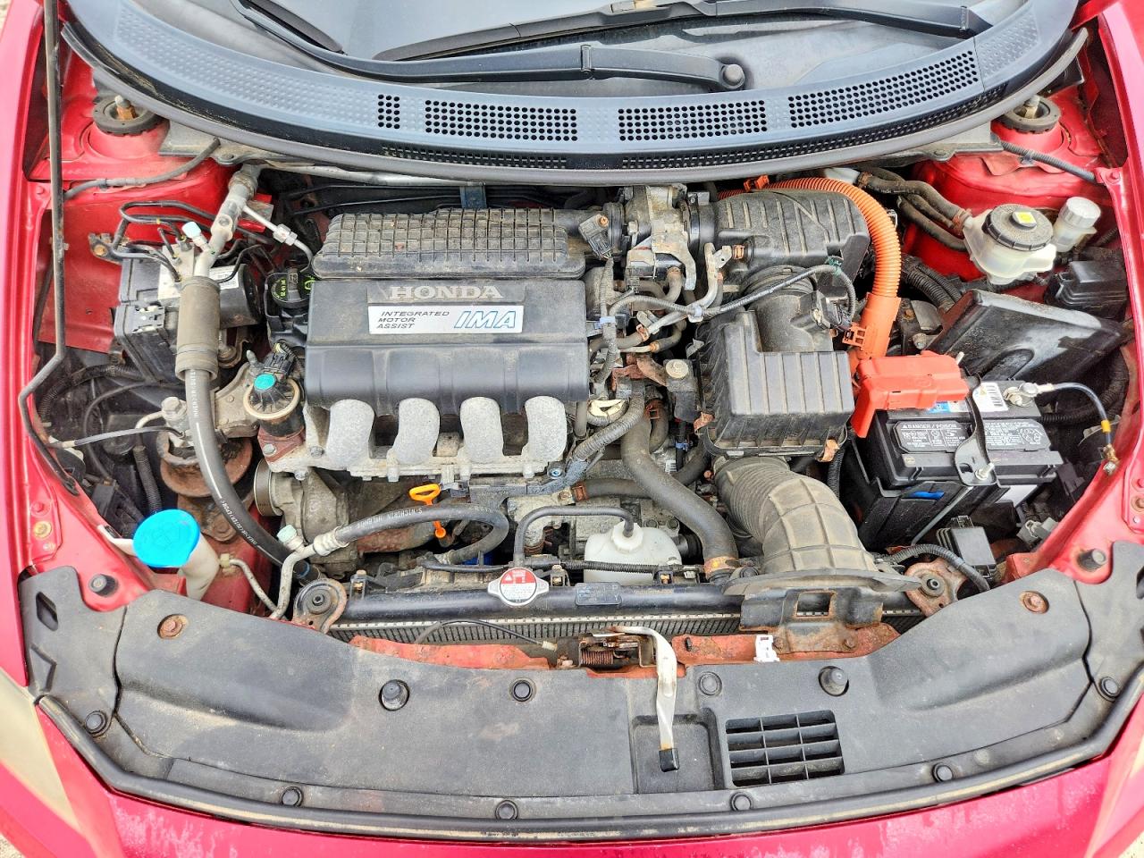 2011 Honda Cr-z Ex Red vin: JHMZF1C64BS008913