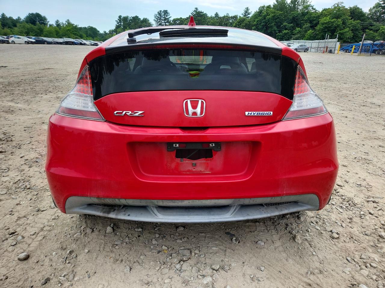 2011 Honda Cr-z Ex Red vin: JHMZF1C64BS008913