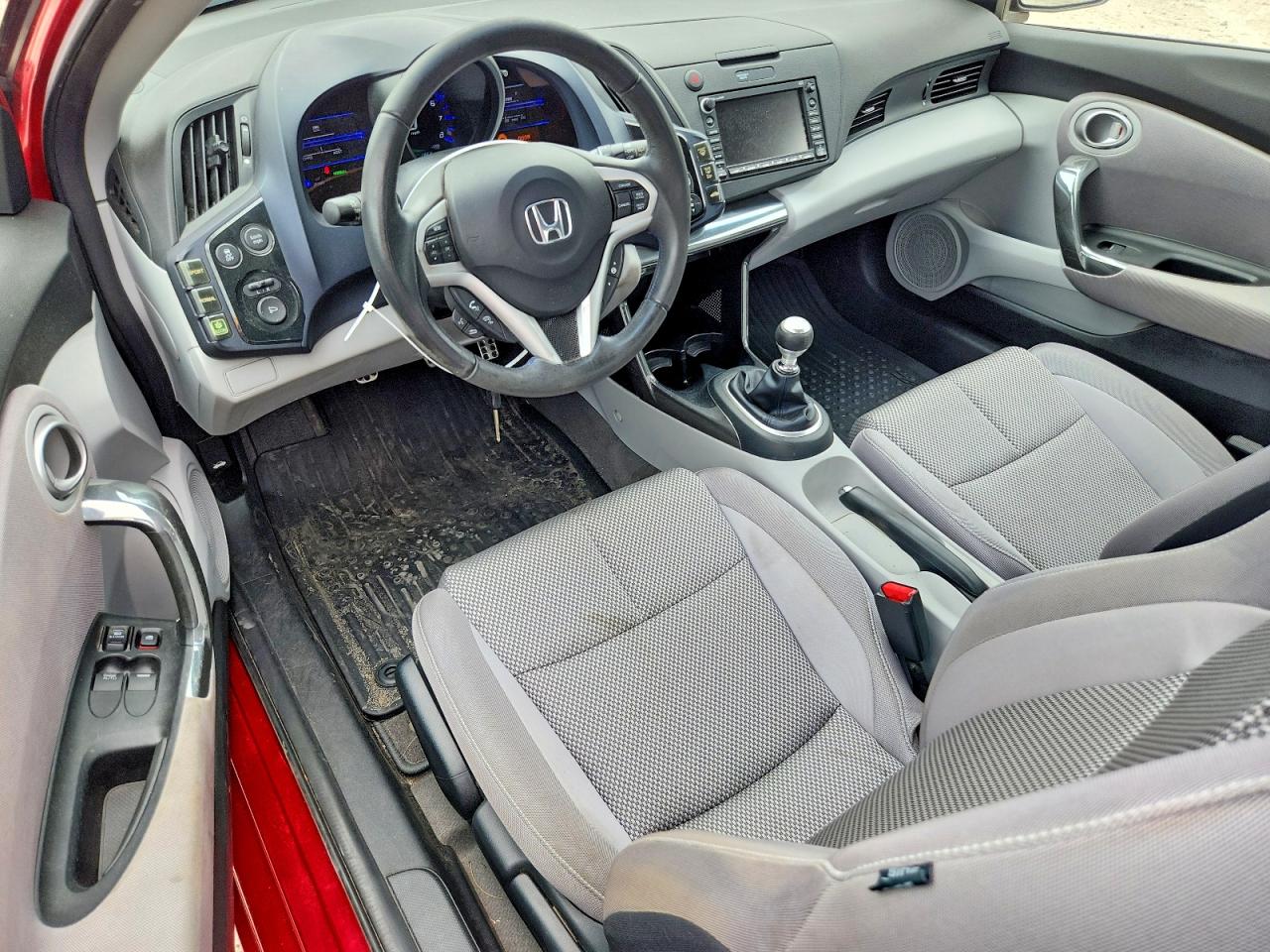 2011 Honda Cr-z Ex Red vin: JHMZF1C64BS008913