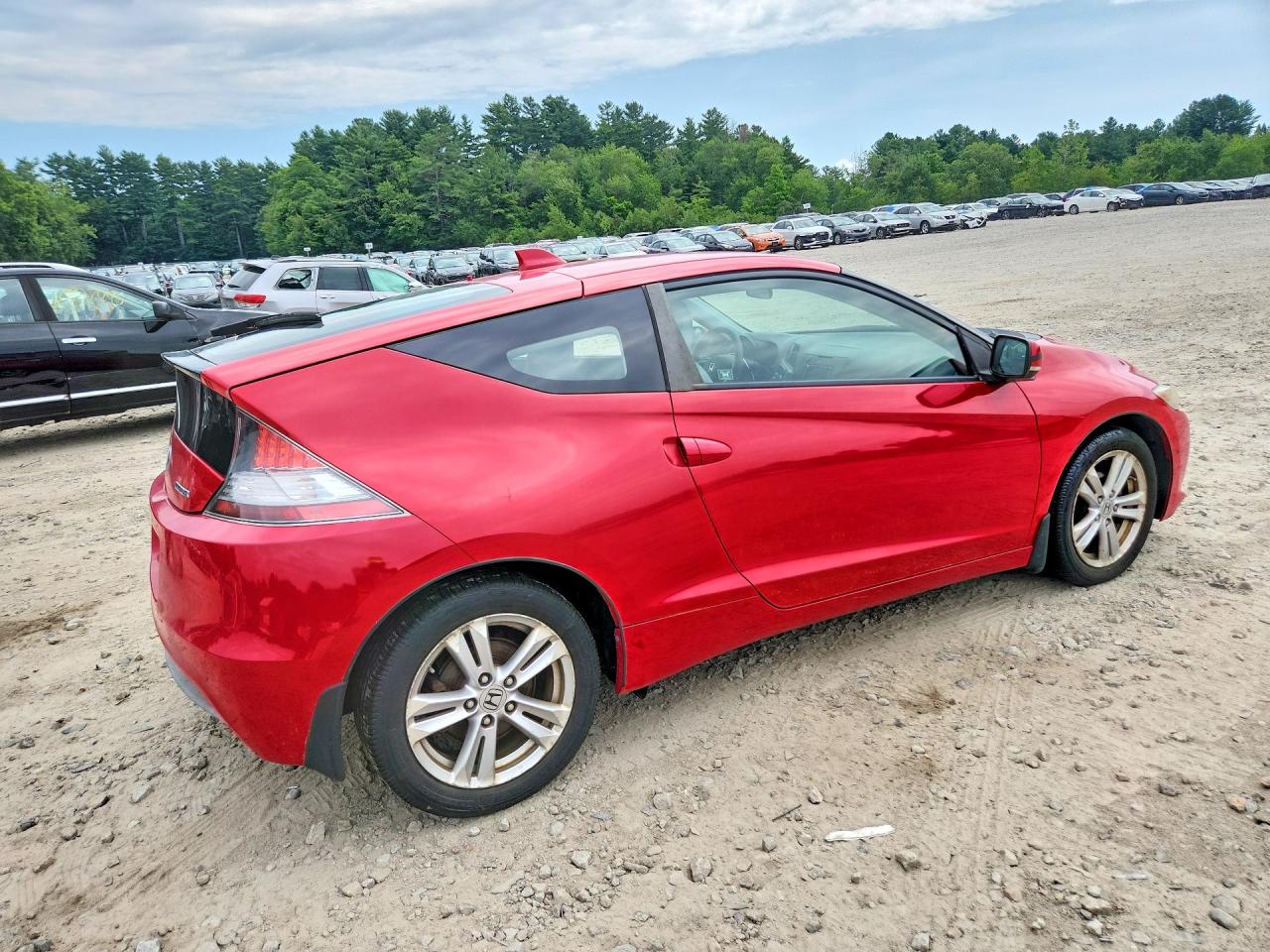 2011 Honda Cr-z Ex Red vin: JHMZF1C64BS008913