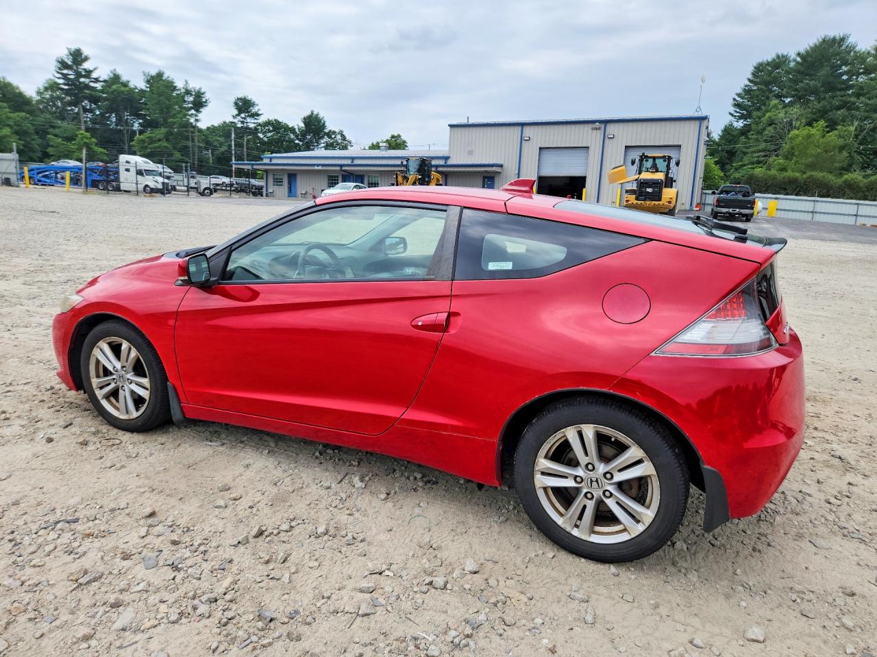 2011 Honda Cr-z Ex Red vin: JHMZF1C64BS008913