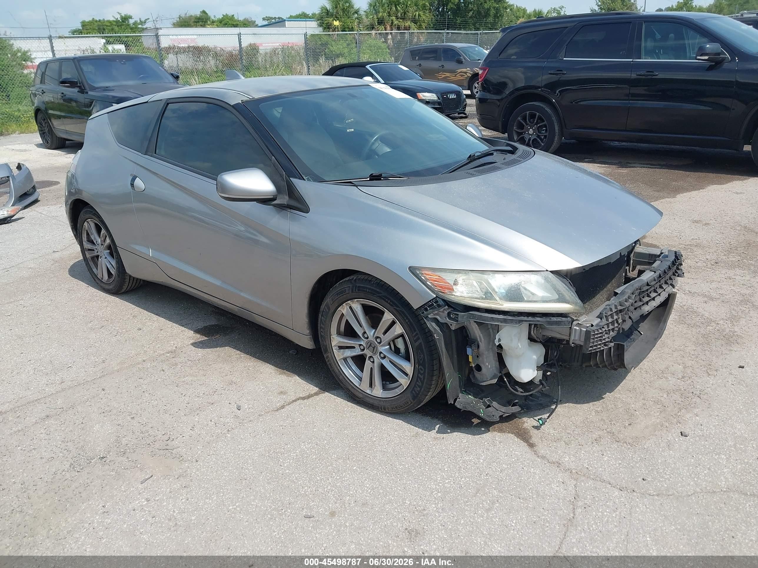 2011 Honda Cr-z Ex Silver vin: JHMZF1C64BS010936