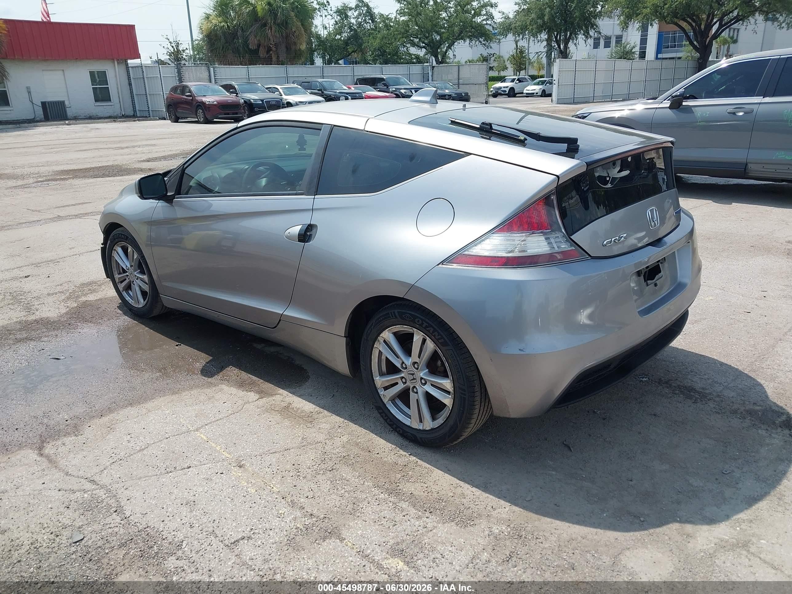 2011 Honda Cr-z Ex Silver vin: JHMZF1C64BS010936