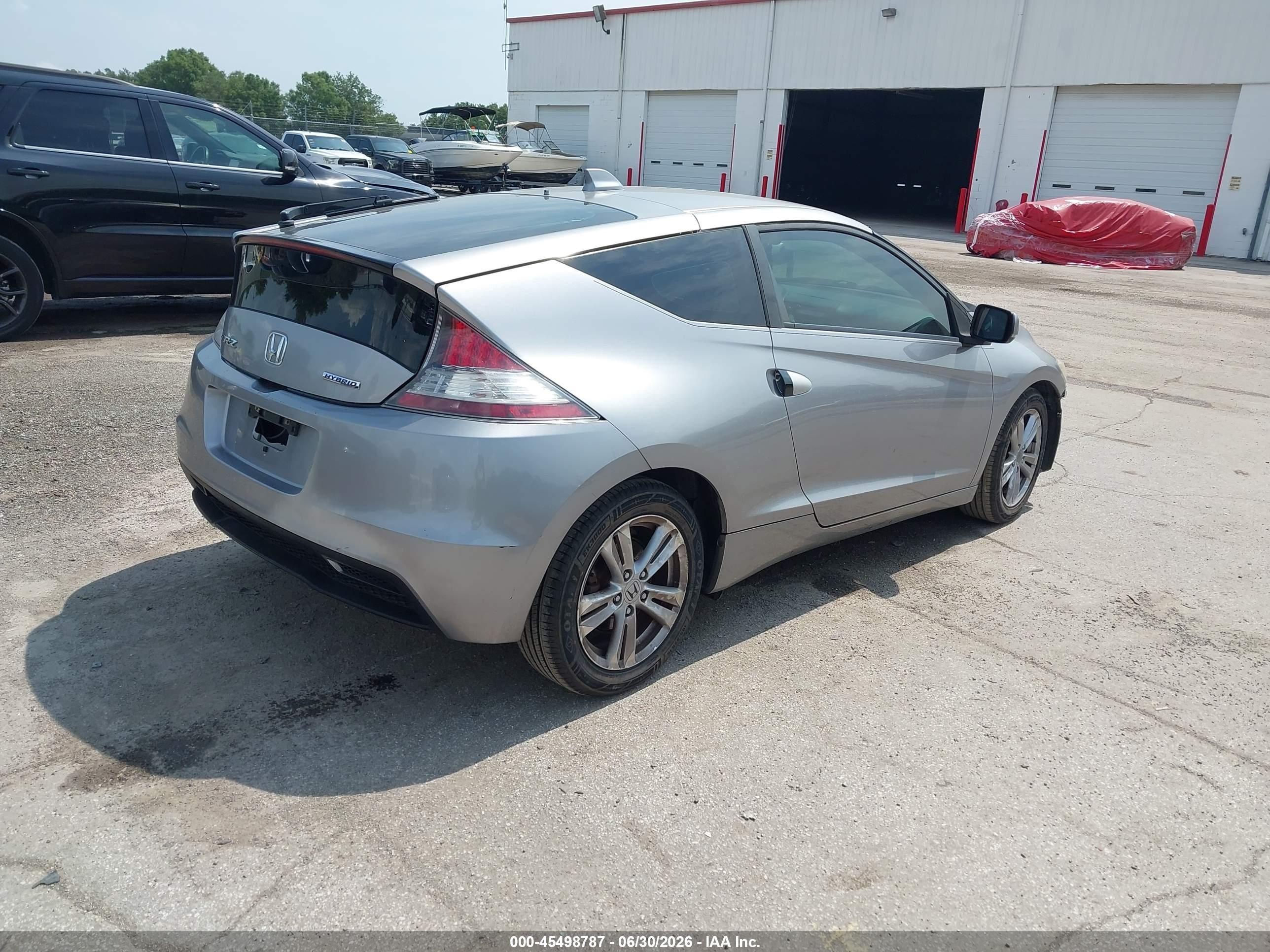 2011 Honda Cr-z Ex Silver vin: JHMZF1C64BS010936