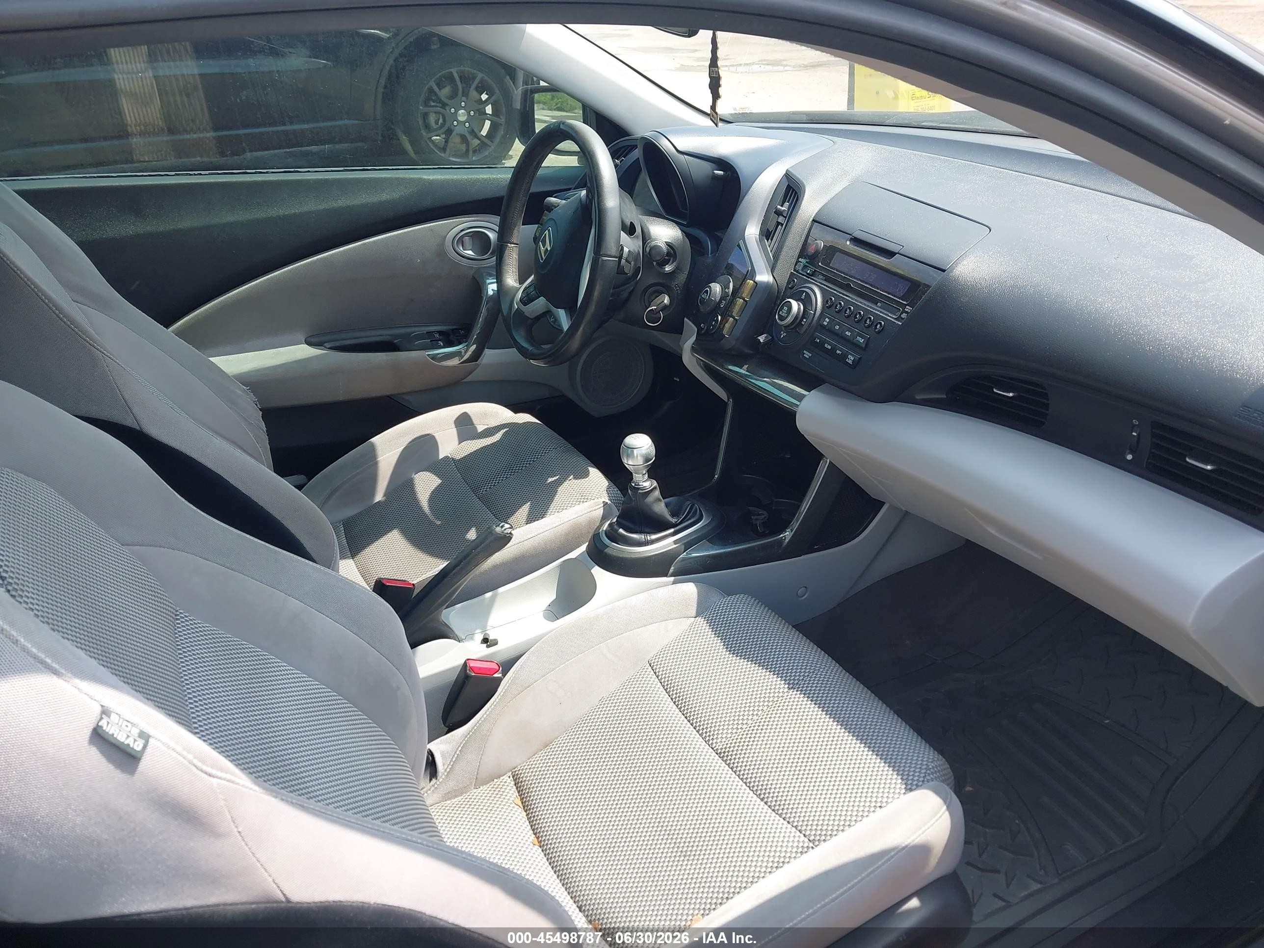 2011 Honda Cr-z Ex Silver vin: JHMZF1C64BS010936
