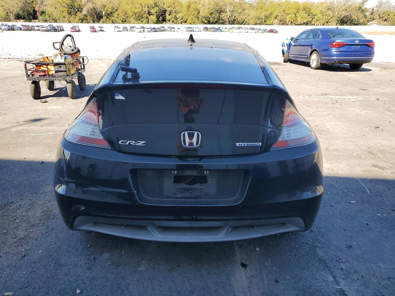 2011 Honda Cr-z Ex Black vin: JHMZF1C64BS014498