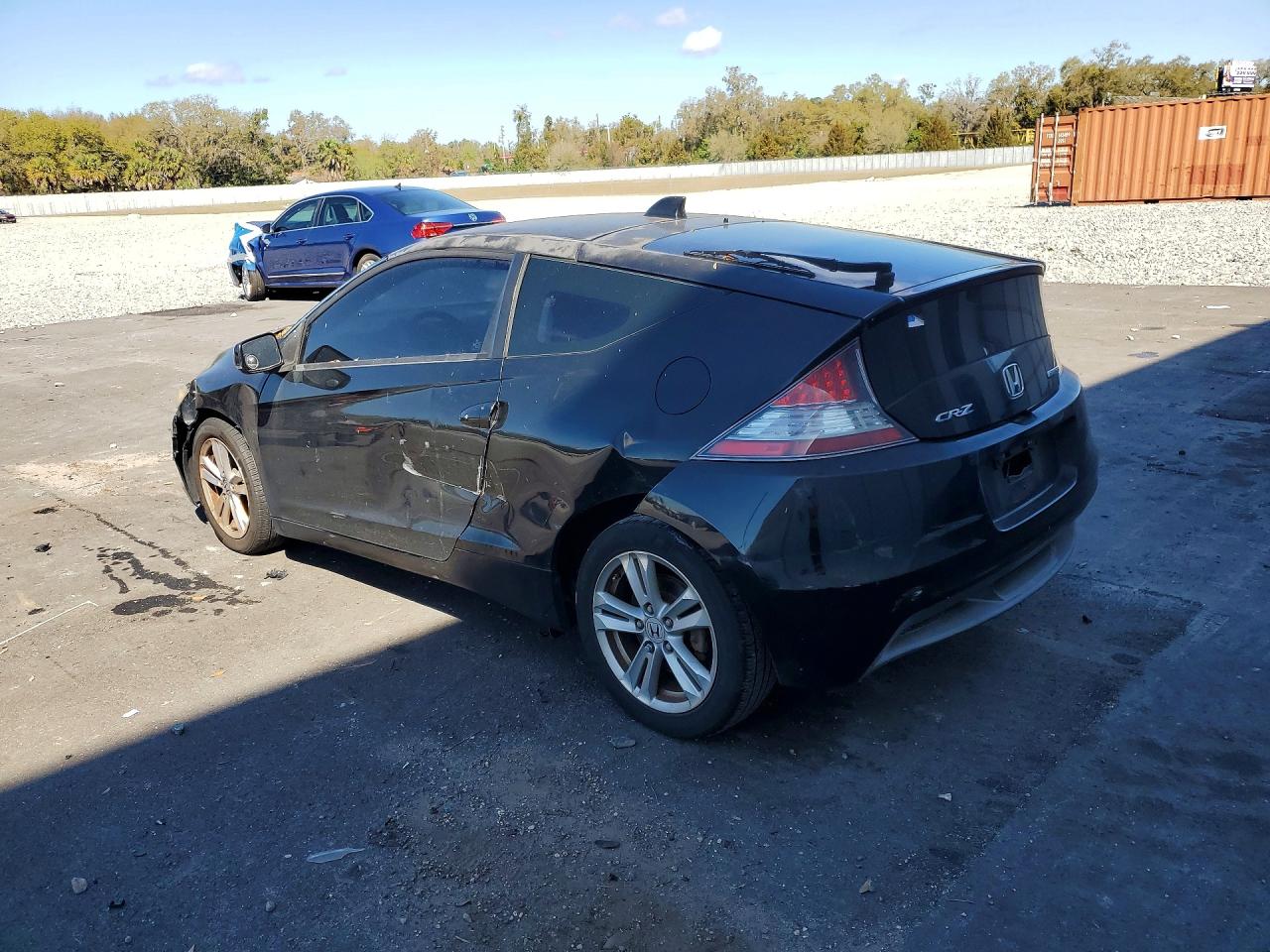 2011 Honda Cr-z Ex Black vin: JHMZF1C64BS014498
