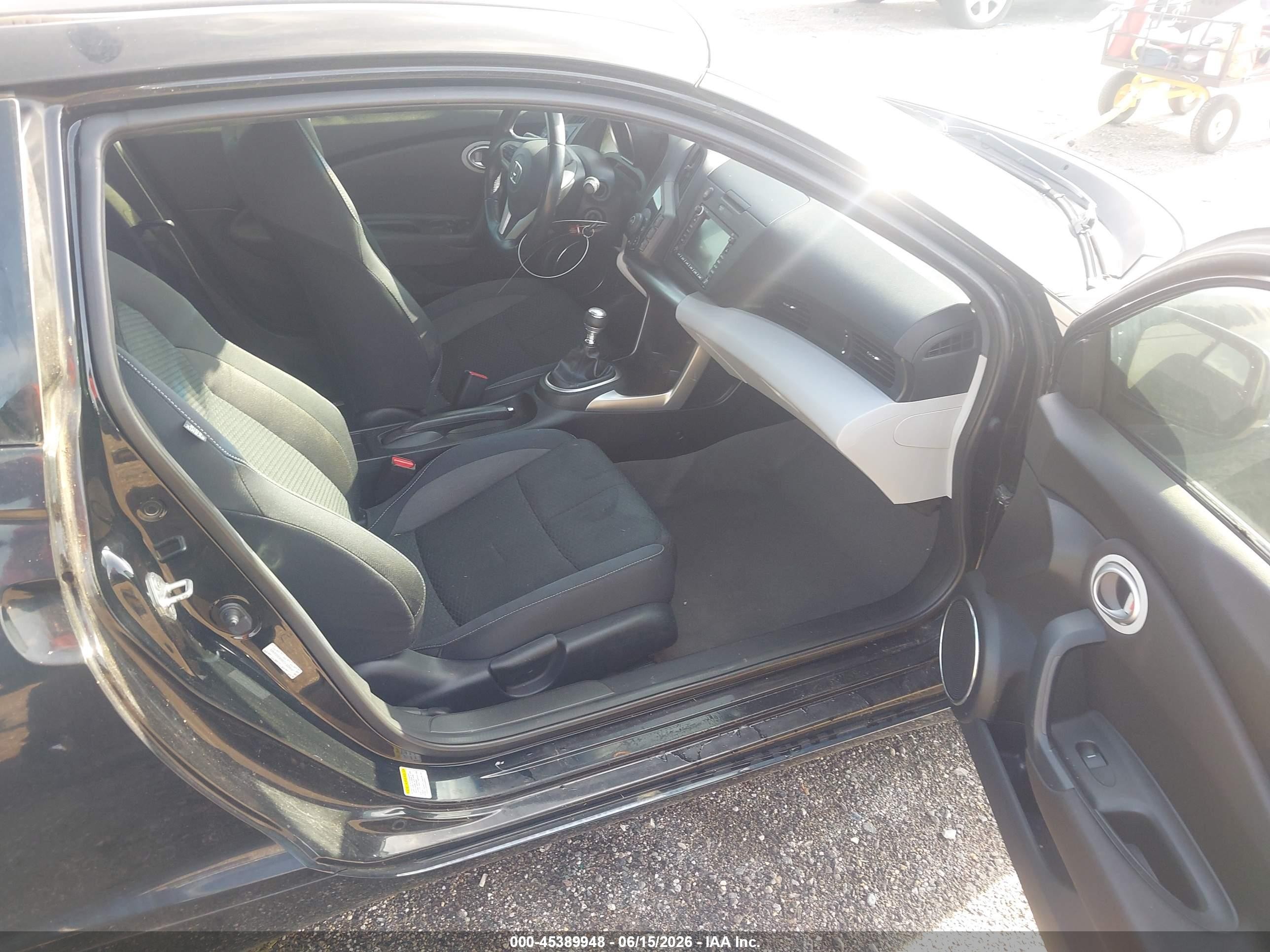 2011 Honda Cr-z Ex Black vin: JHMZF1C66BS002465