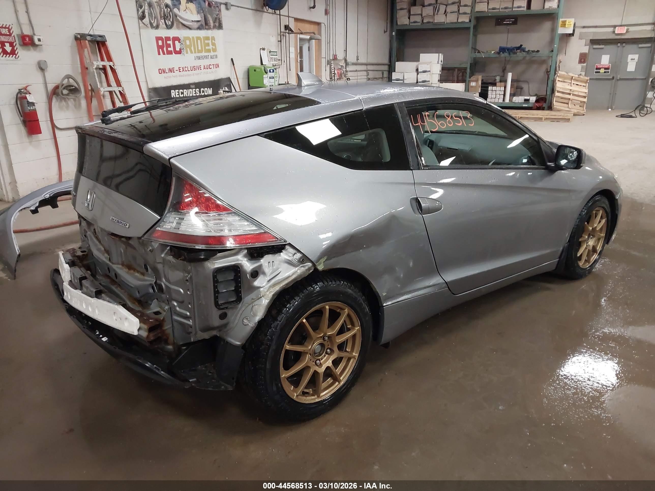 2011 Honda Cr-z Ex Silver vin: JHMZF1C66BS003079