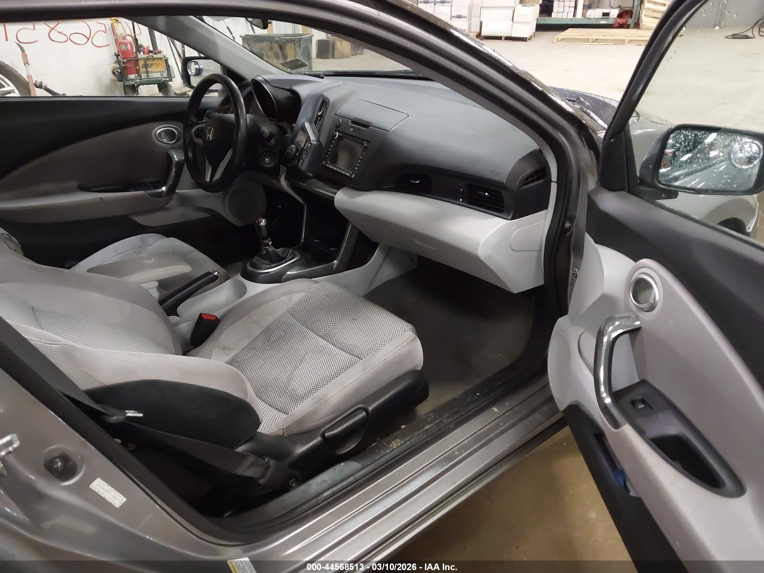 2011 Honda Cr-z Ex Silver vin: JHMZF1C66BS003079