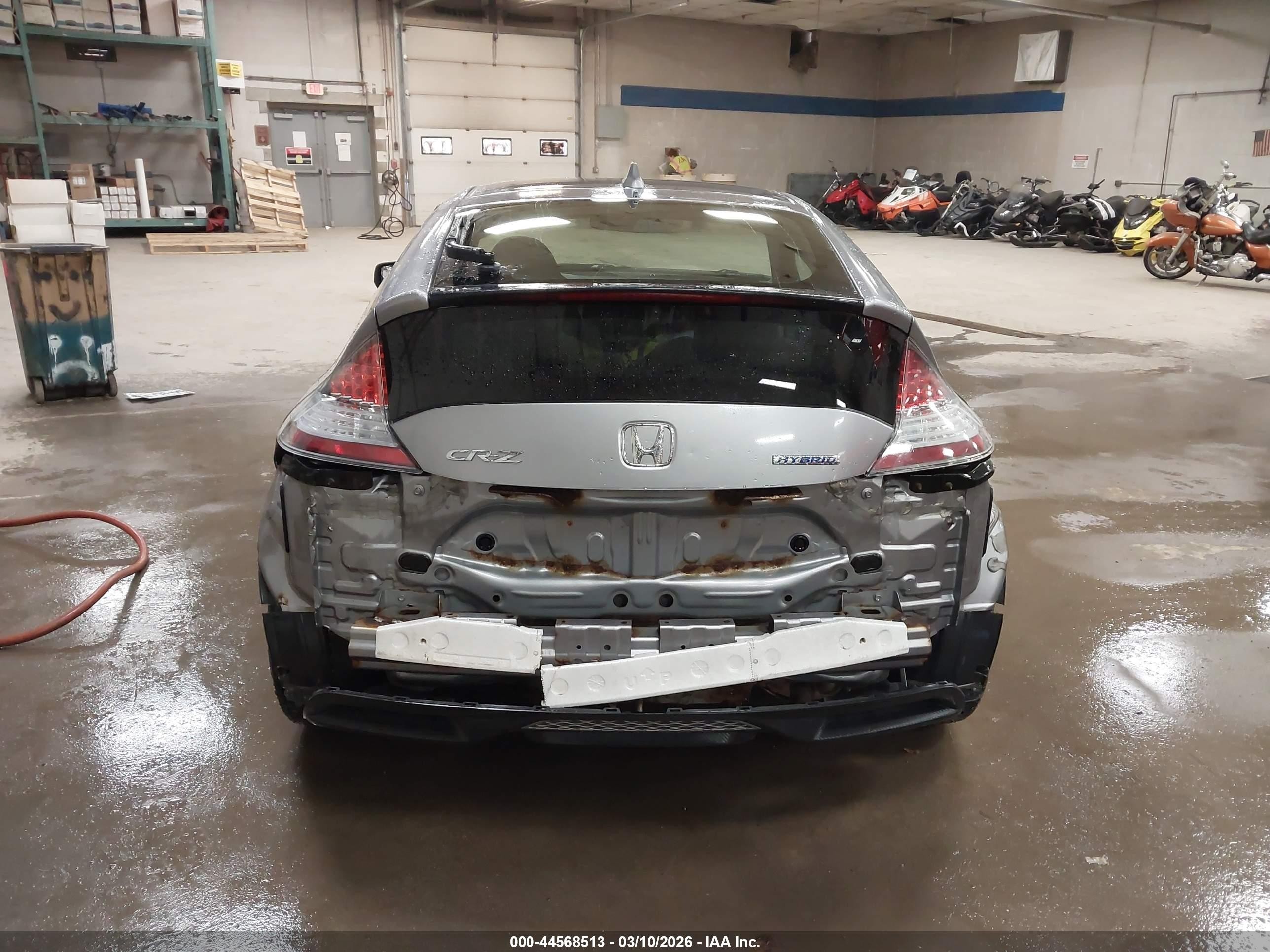 2011 Honda Cr-z Ex Silver vin: JHMZF1C66BS003079