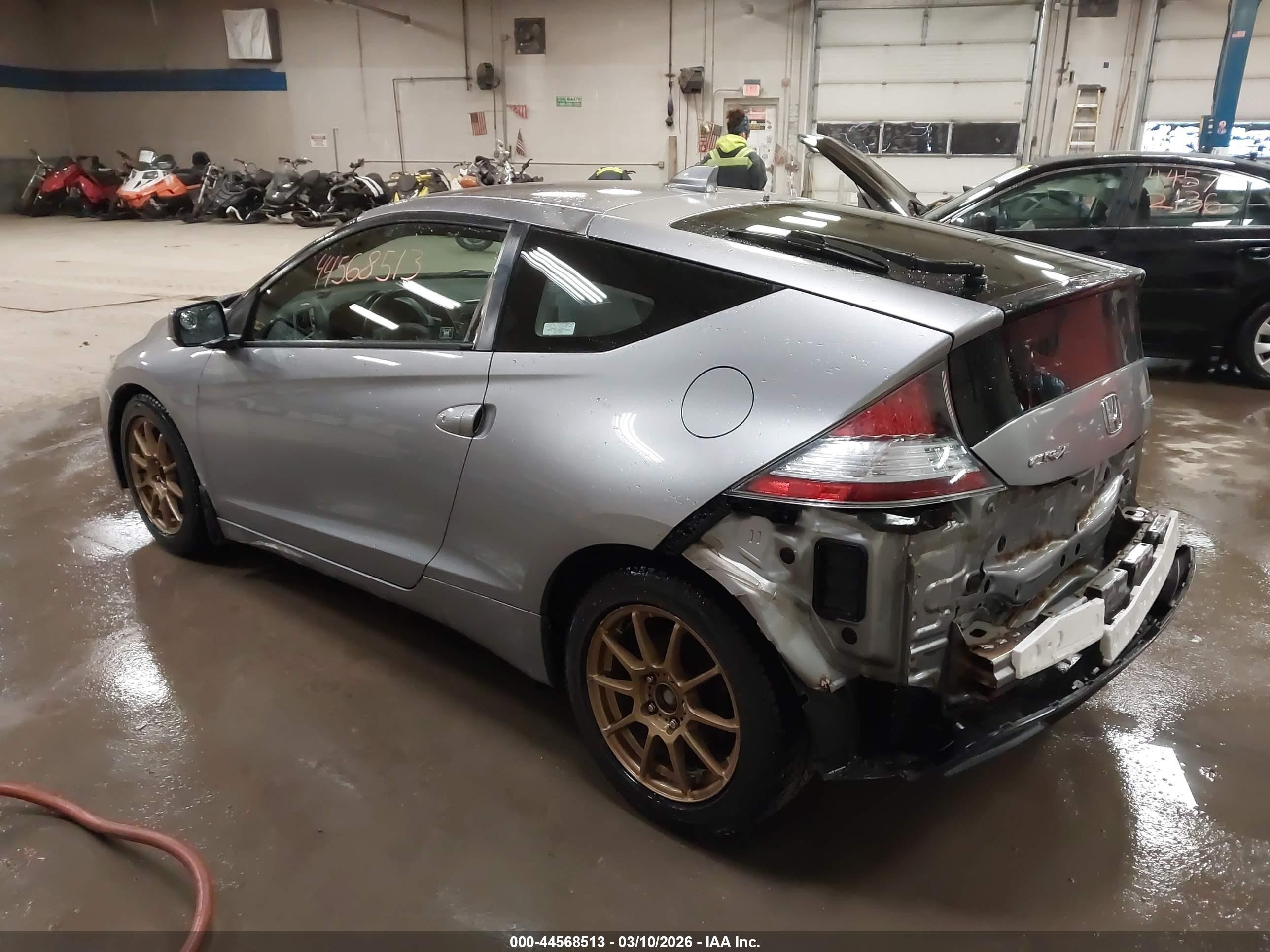 2011 Honda Cr-z Ex Silver vin: JHMZF1C66BS003079