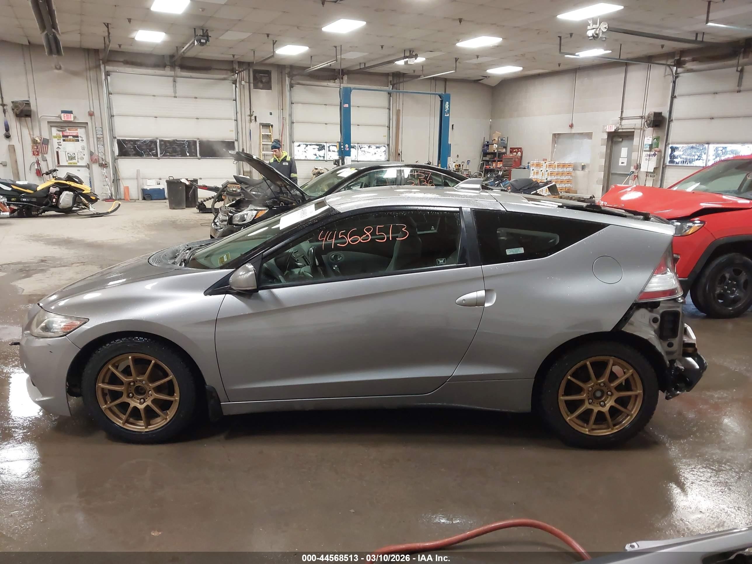 2011 Honda Cr-z Ex Silver vin: JHMZF1C66BS003079