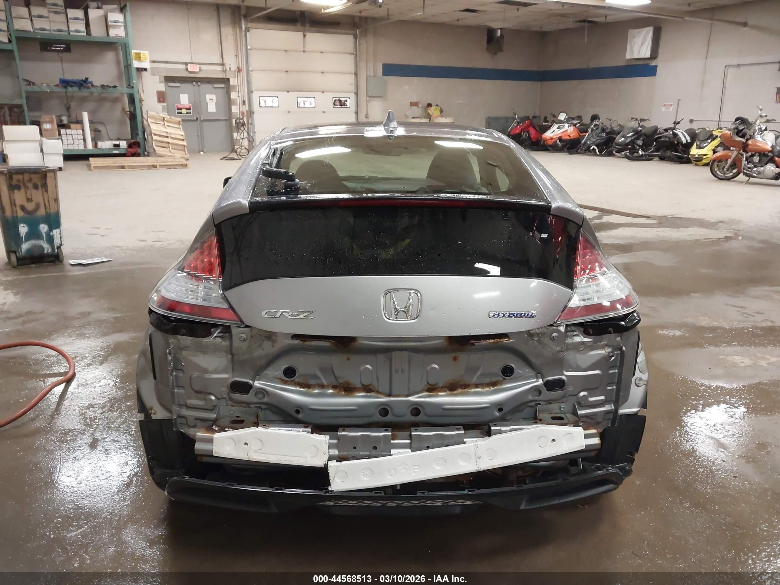 2011 Honda Cr-z Ex Silver vin: JHMZF1C66BS003079
