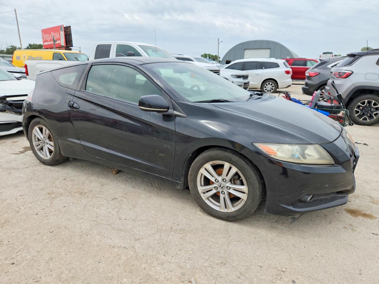 2012 Honda Cr-z Ex Black vin: JHMZF1C66CS000832
