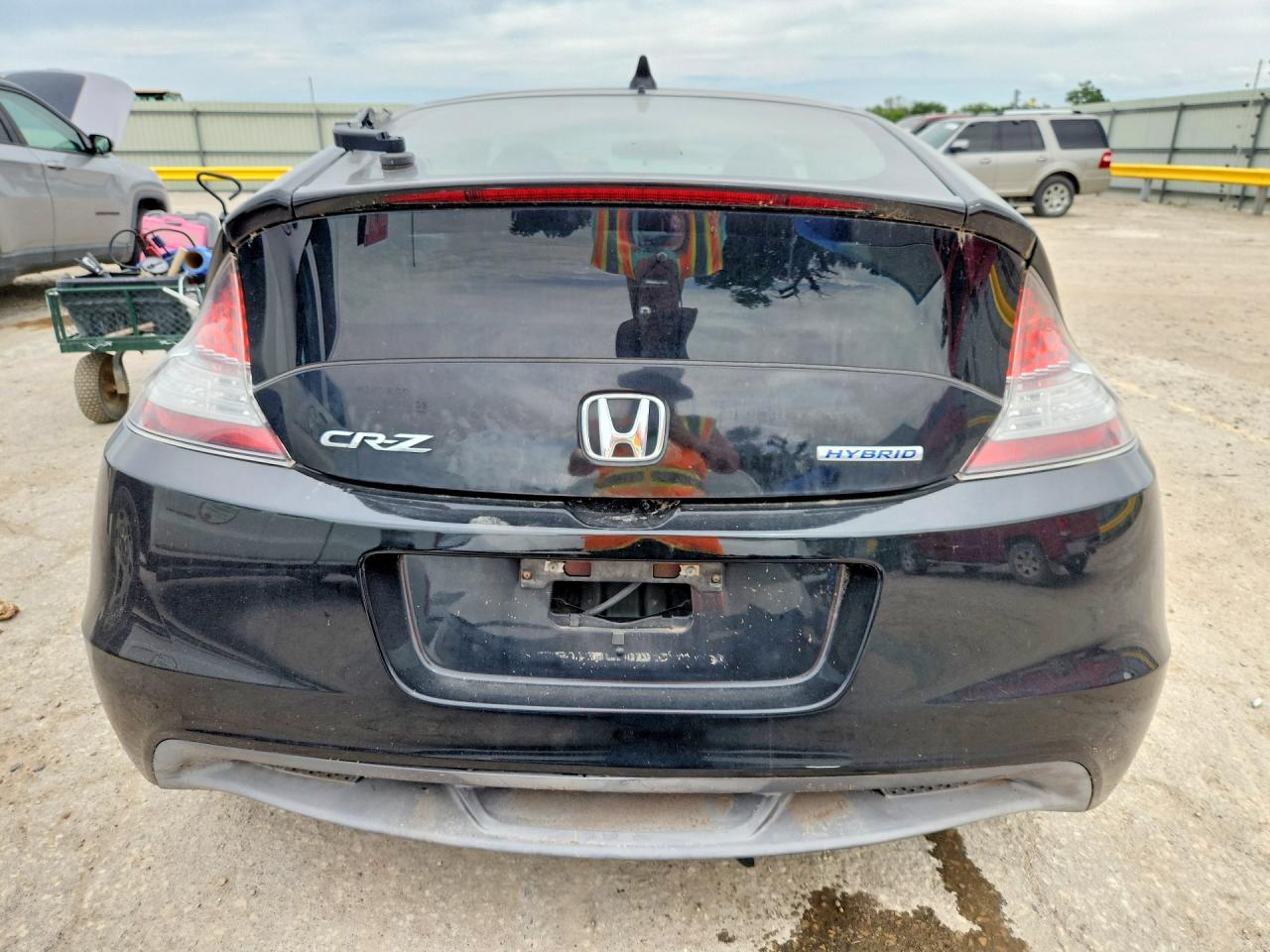 2012 Honda Cr-z Ex Black vin: JHMZF1C66CS000832
