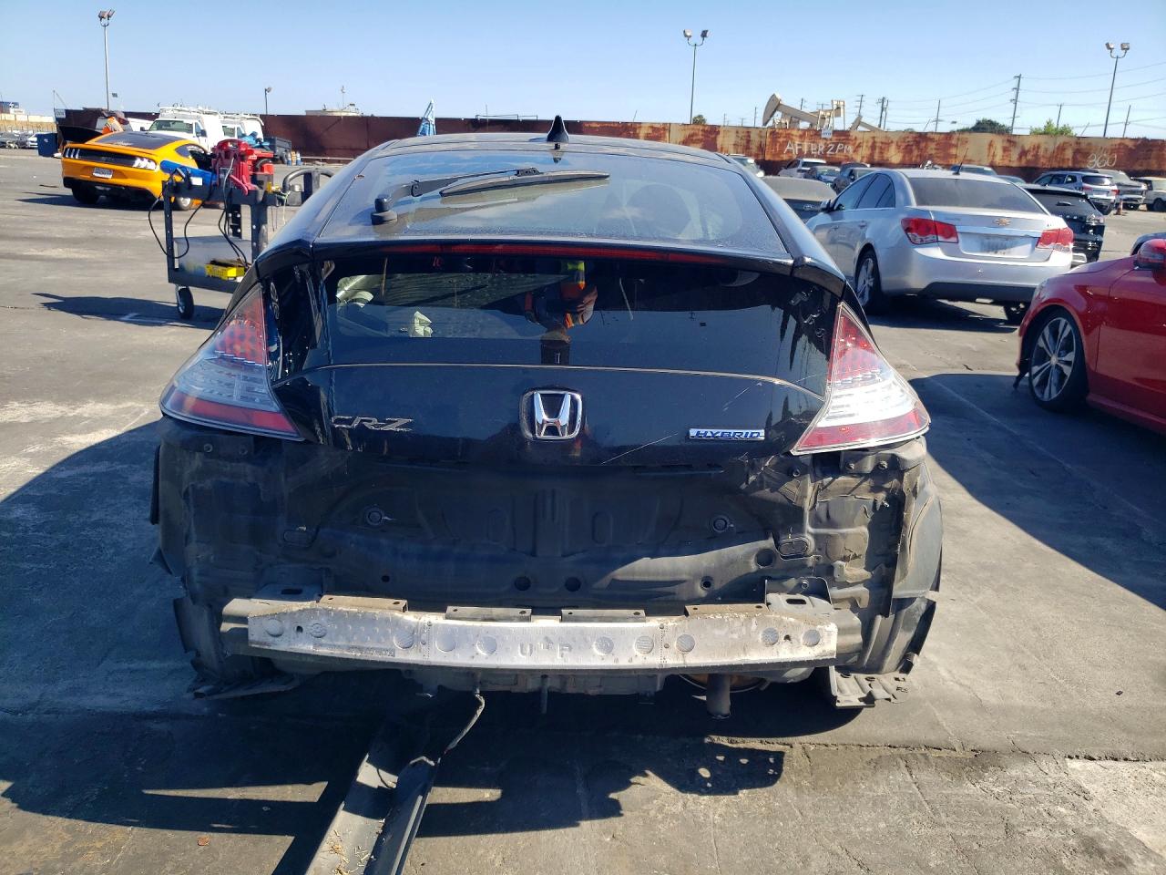 2012 Honda Cr-z Ex Black vin: JHMZF1C66CS003830