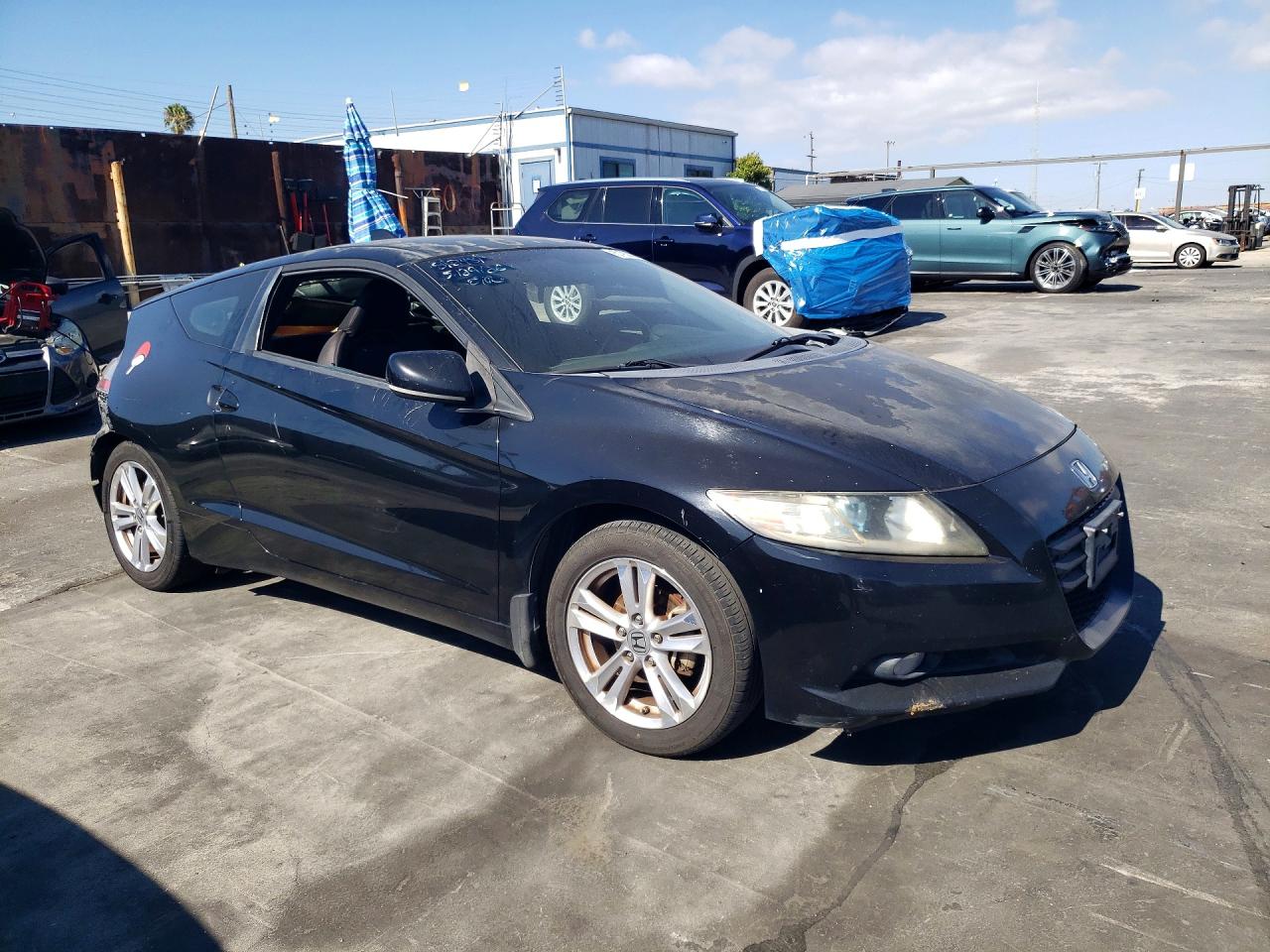 2012 Honda Cr-z Ex Black vin: JHMZF1C66CS003830