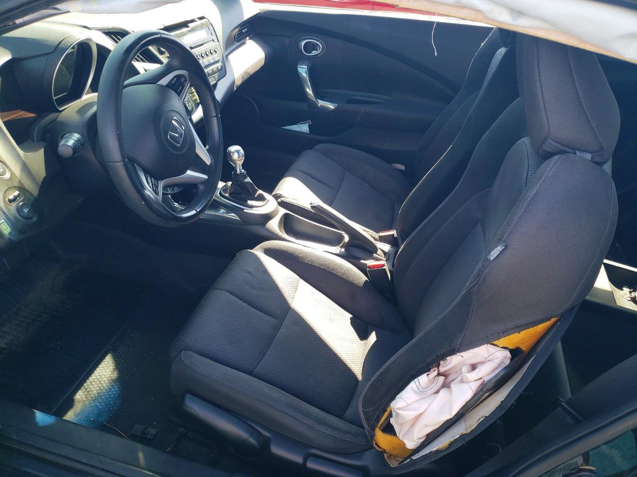 2012 Honda Cr-z Ex Black vin: JHMZF1C66CS003830