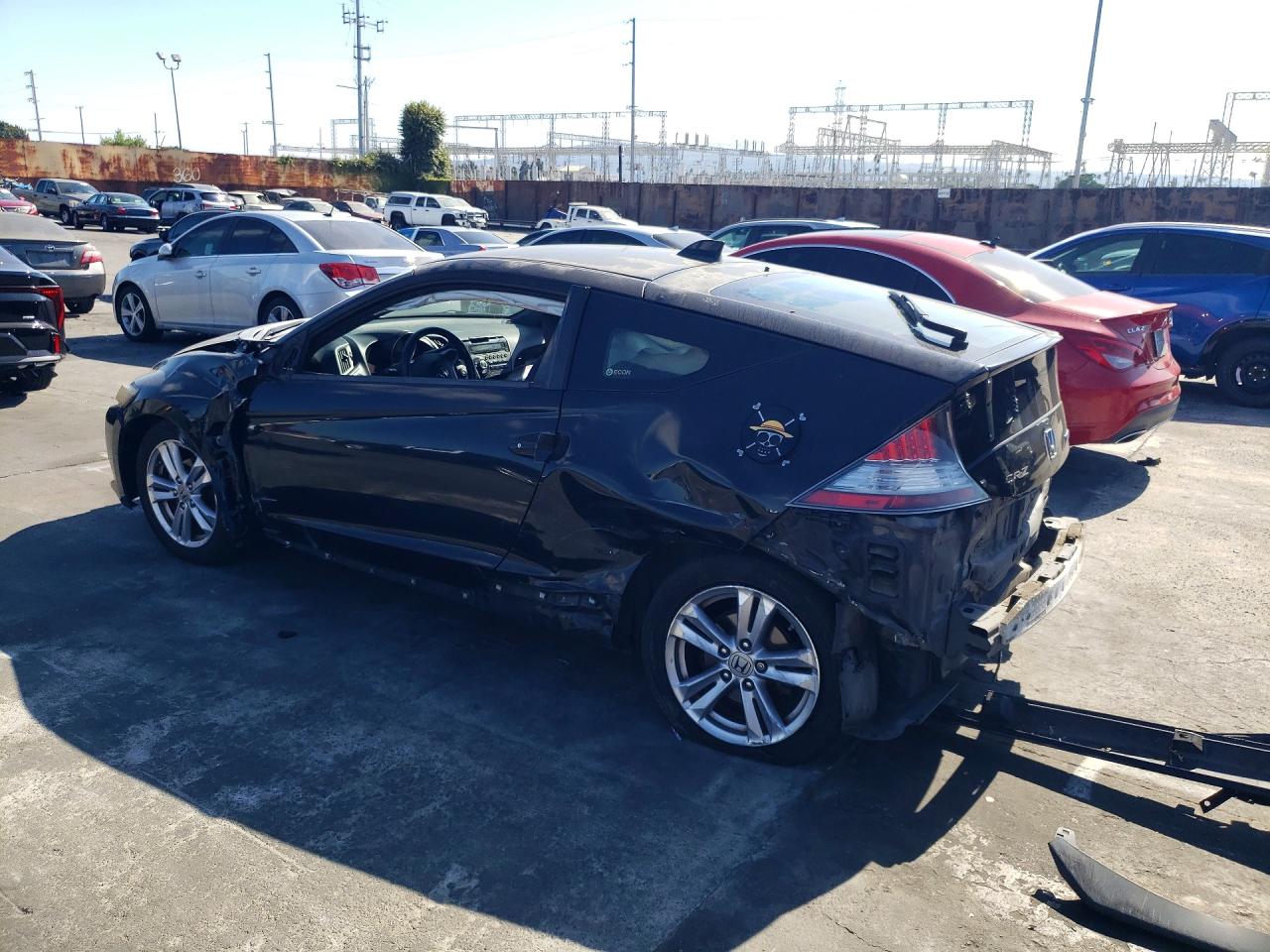 2012 Honda Cr-z Ex Black vin: JHMZF1C66CS003830